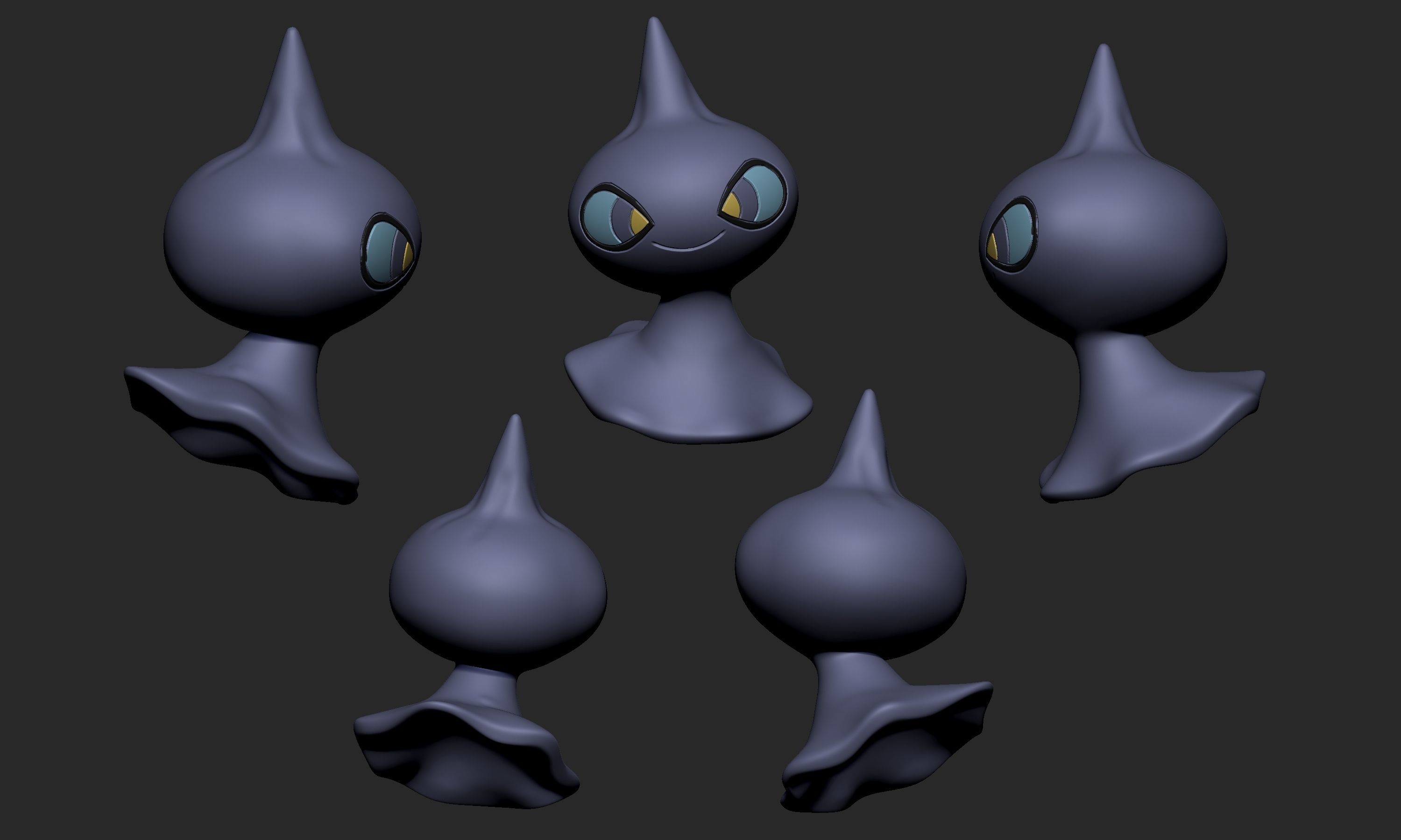 Pokemon - Shuppet and Banette 3D print model_6