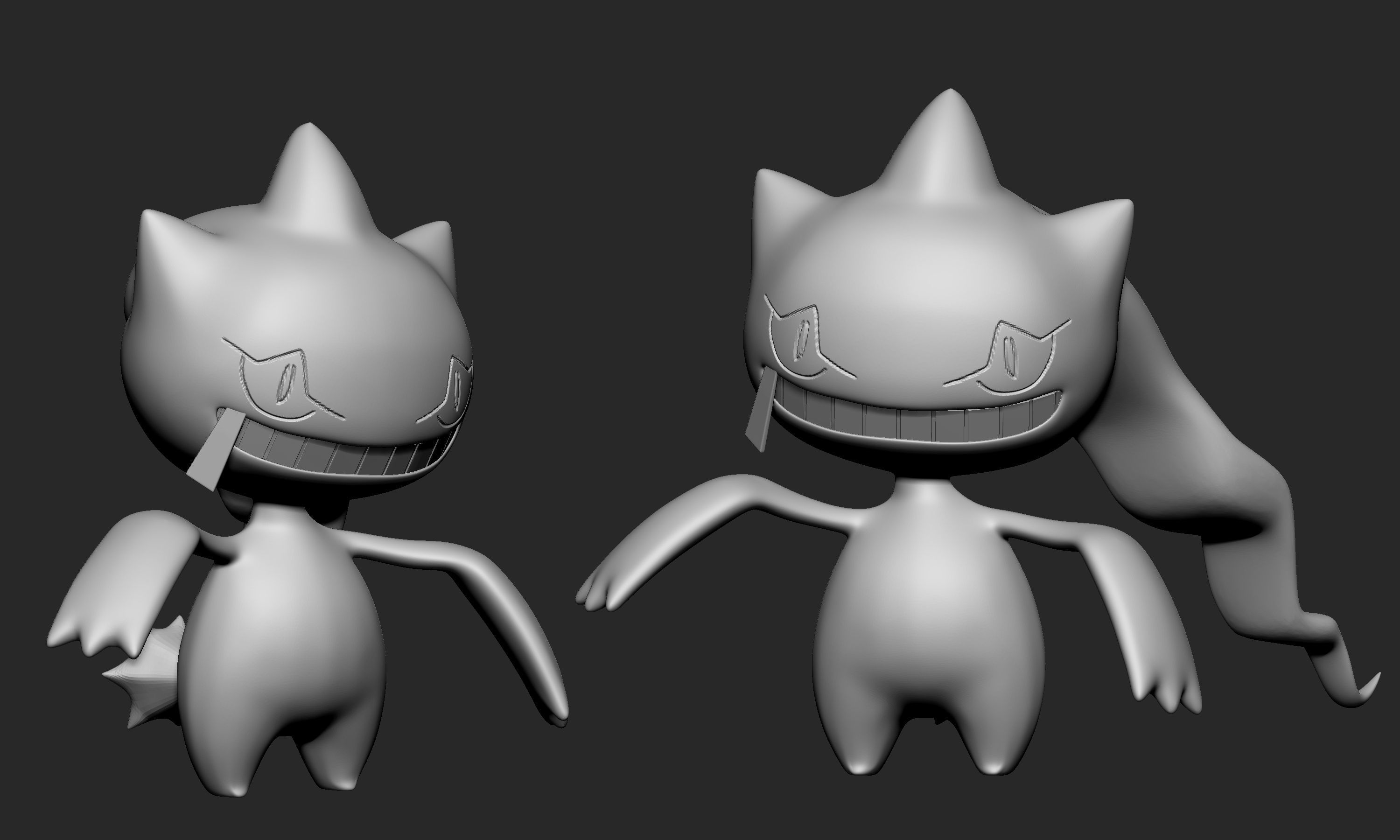 Pokemon - Shuppet and Banette 3D print model_3