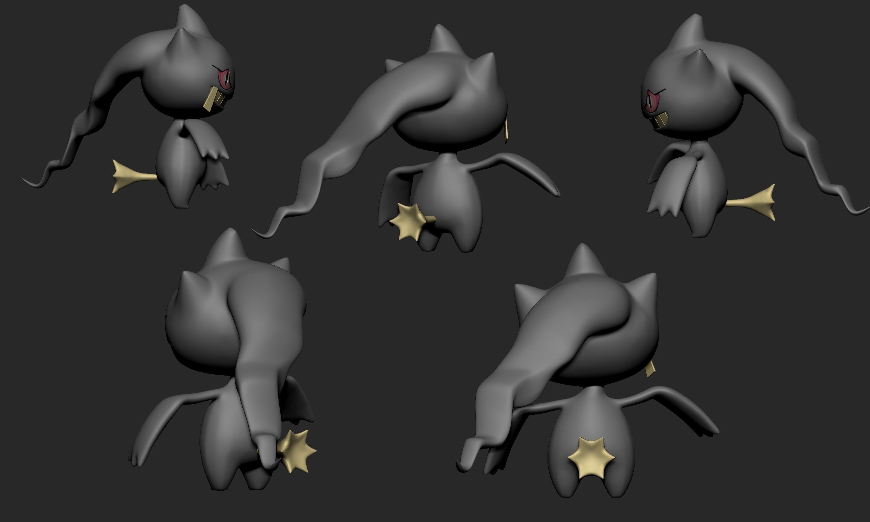 Pokemon - Shuppet and Banette 3D print model_2