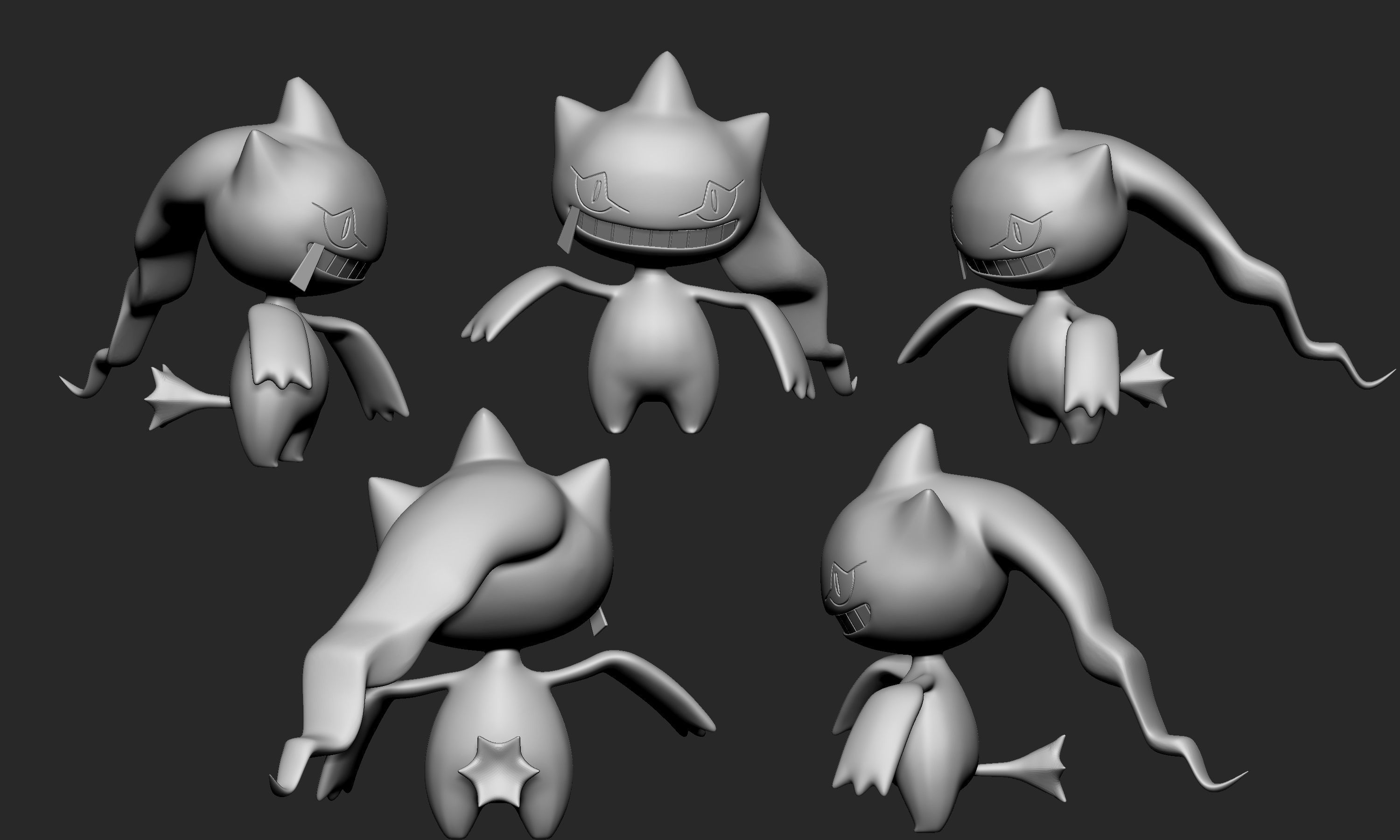 Pokemon - Shuppet and Banette 3D print model_4