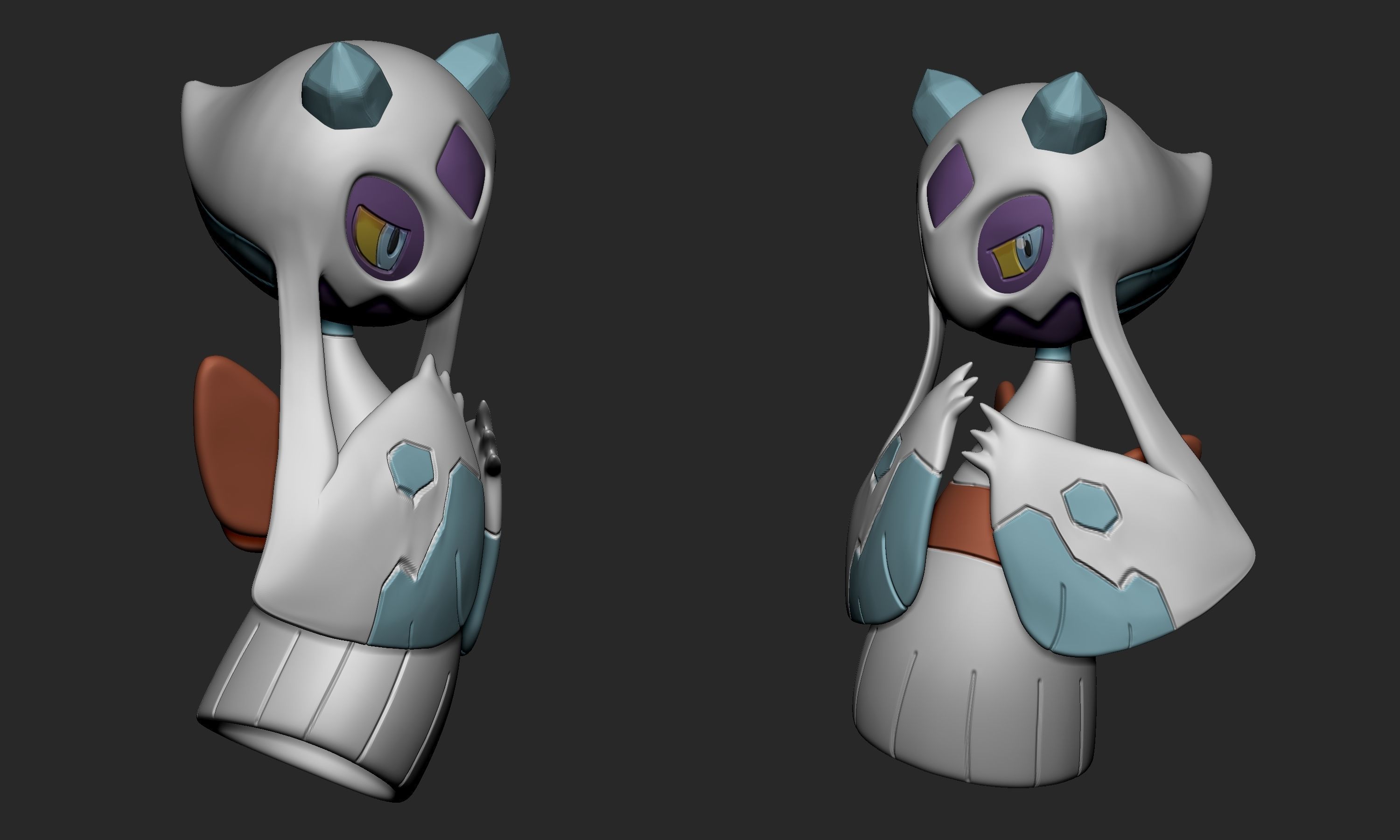 Pokemon - Froslass 3D print model_4