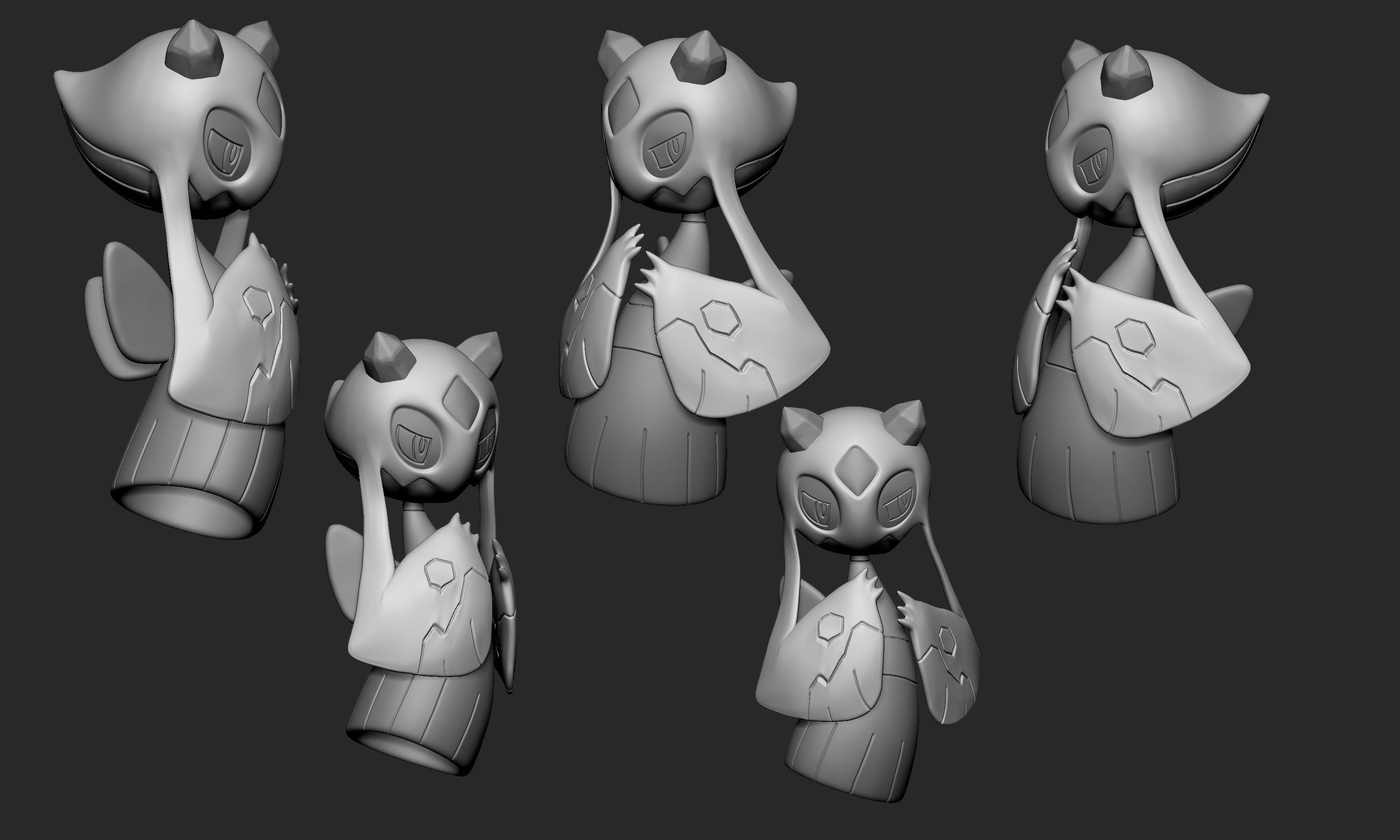 Pokemon - Froslass 3D print model_3