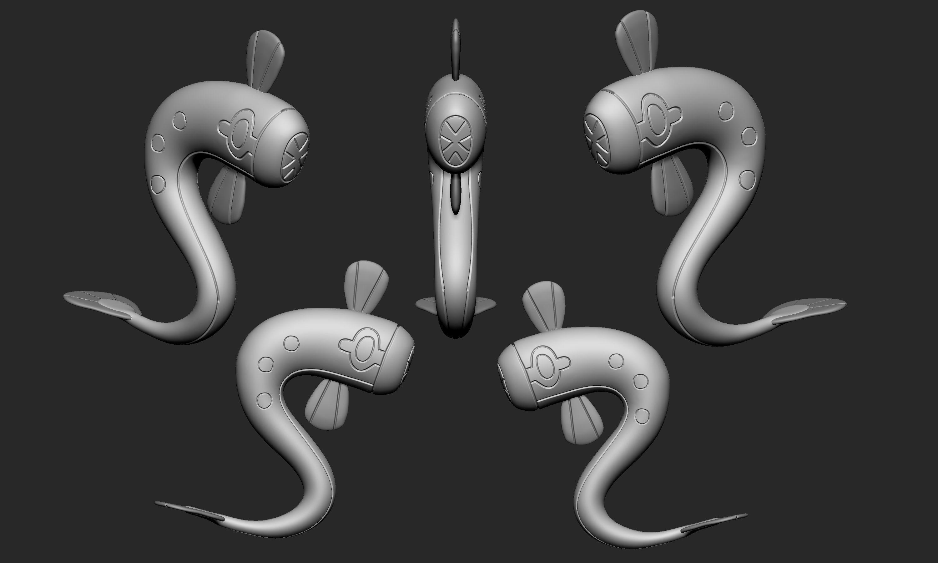 Pokemon - Eelektrik 3D print model_4