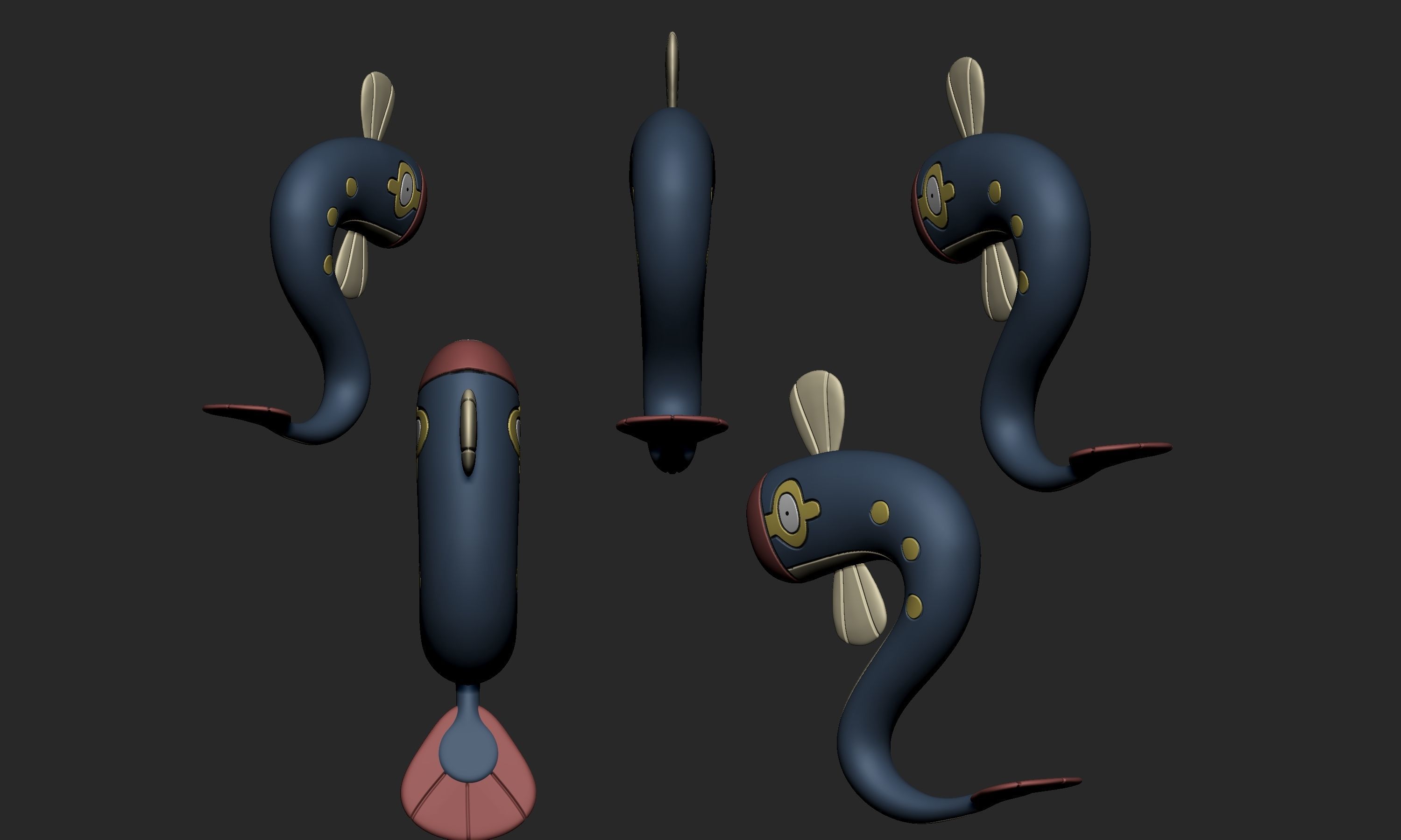 Pokemon - Eelektrik 3D print model_2