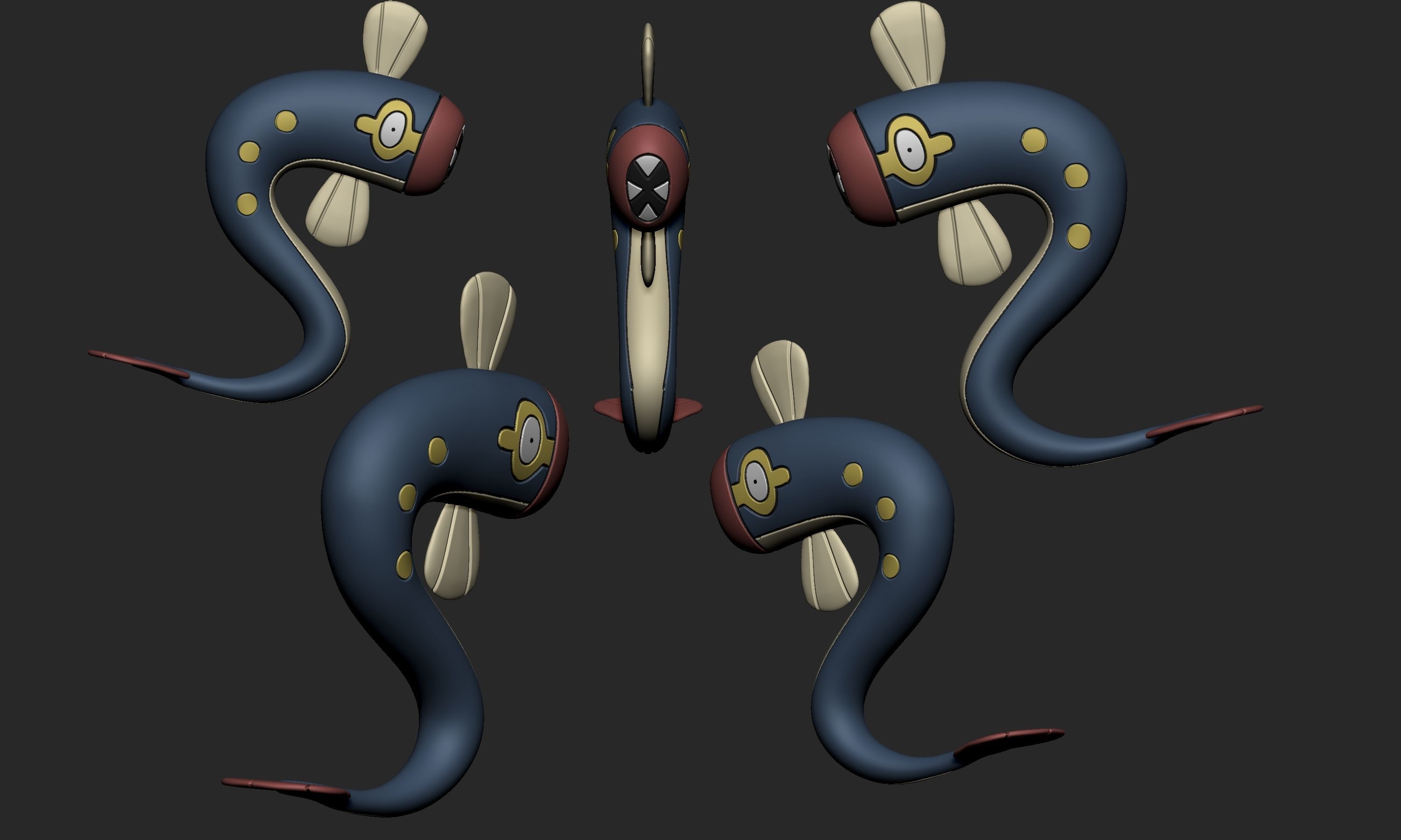 Pokemon - Eelektrik 3D print model_1