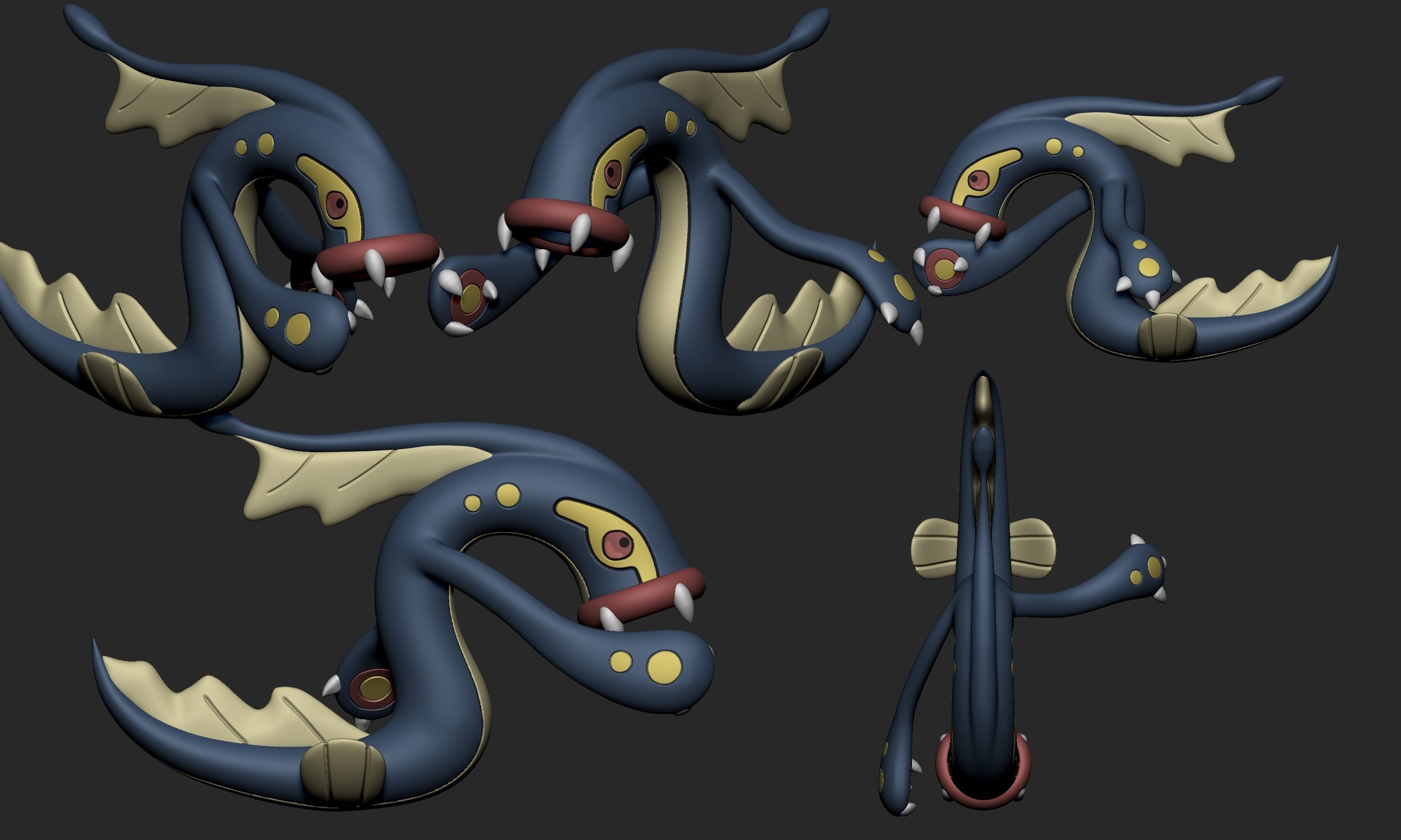 Pokemon - Tynamo Eelektrik and Eelektross 3D print model_10