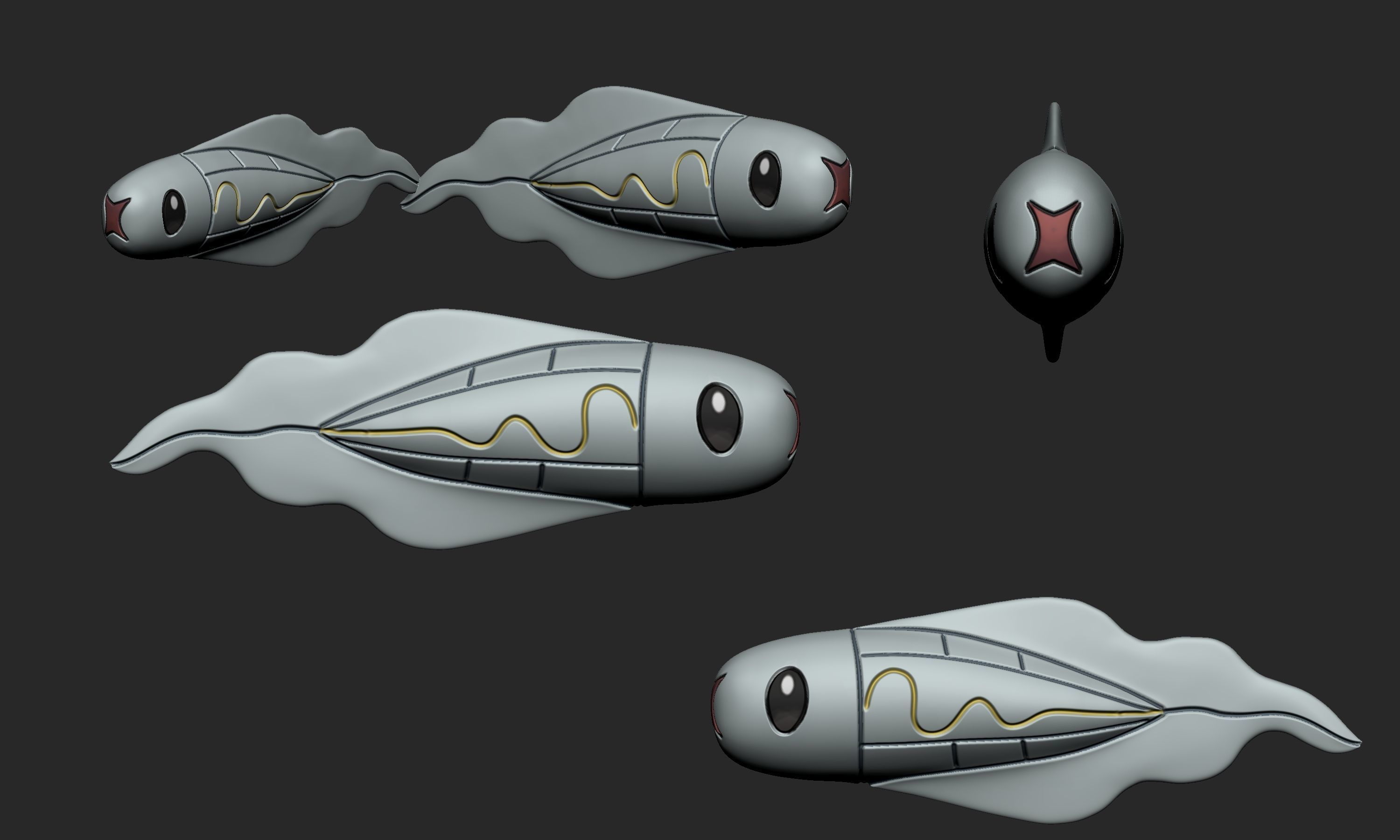 Pokemon - Tynamo Eelektrik and Eelektross 3D print model_6