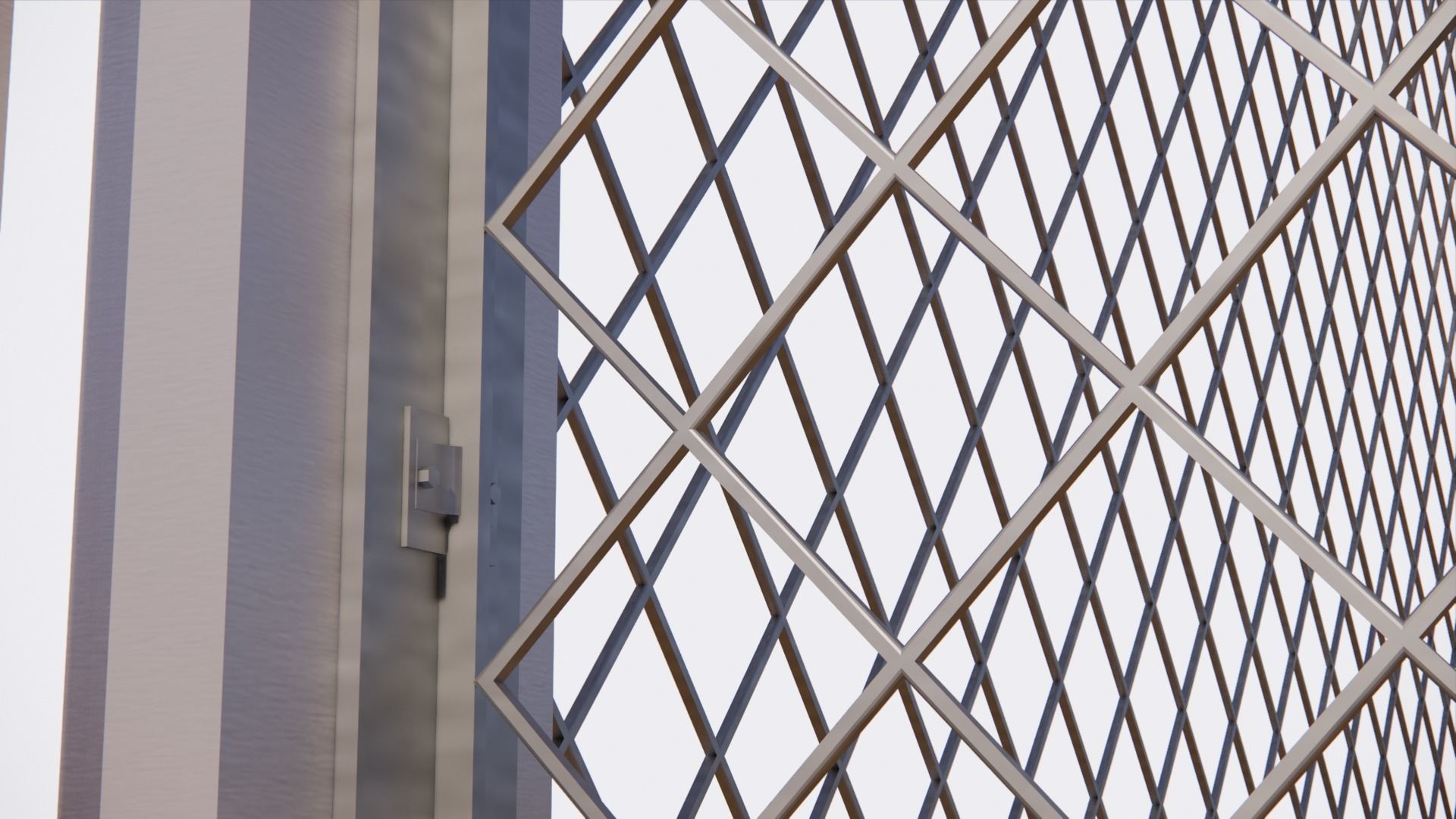 Sci-fi fences series 3D model_13