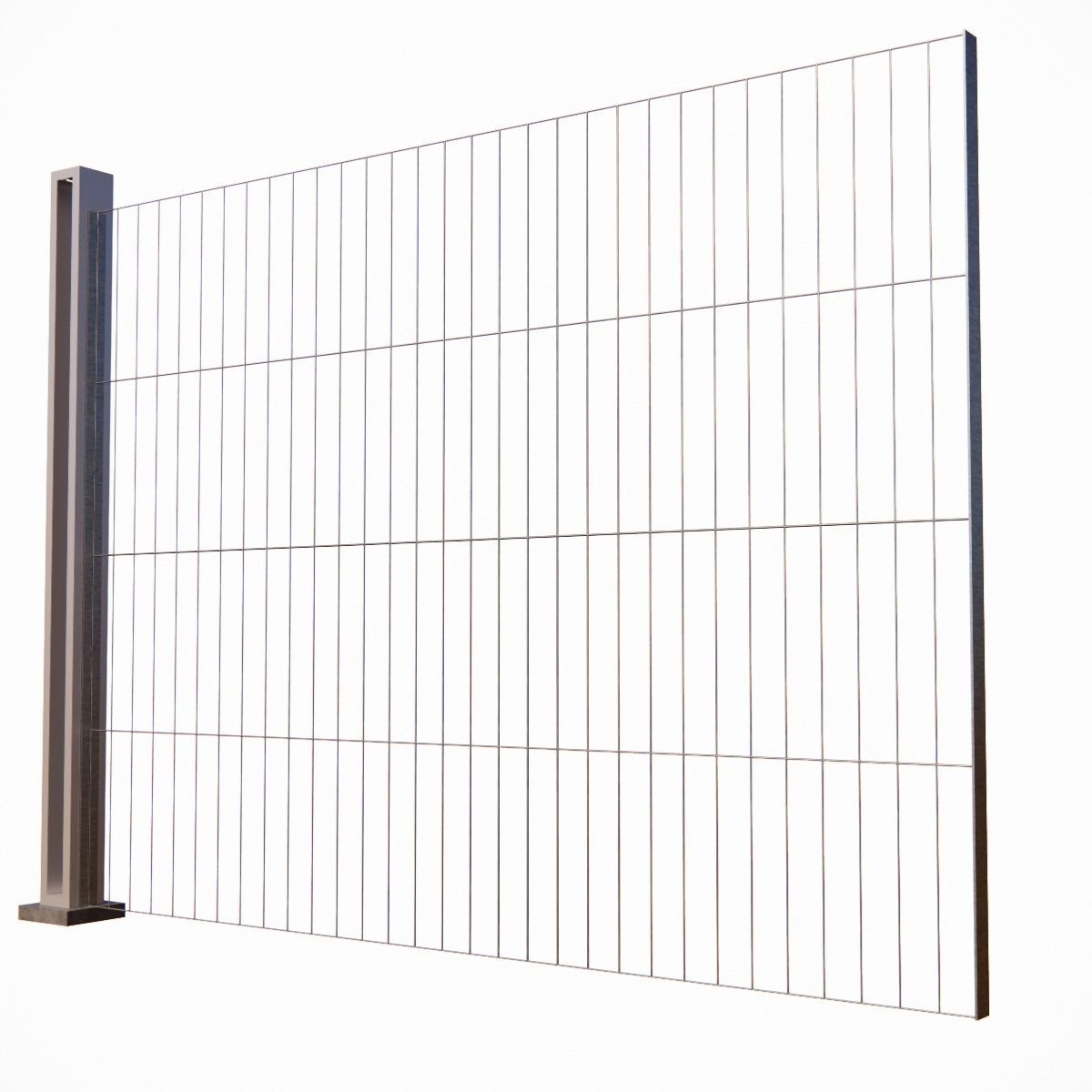 Sci-fi fences series 3D model_16