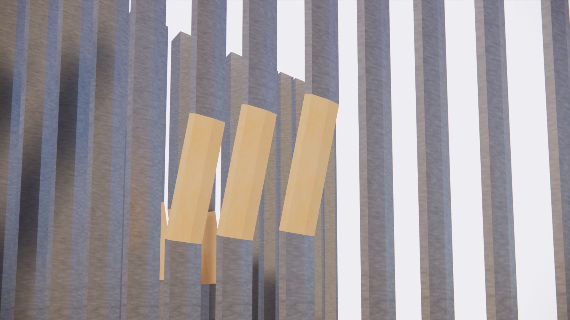 Sci-fi fences series 3D model_5