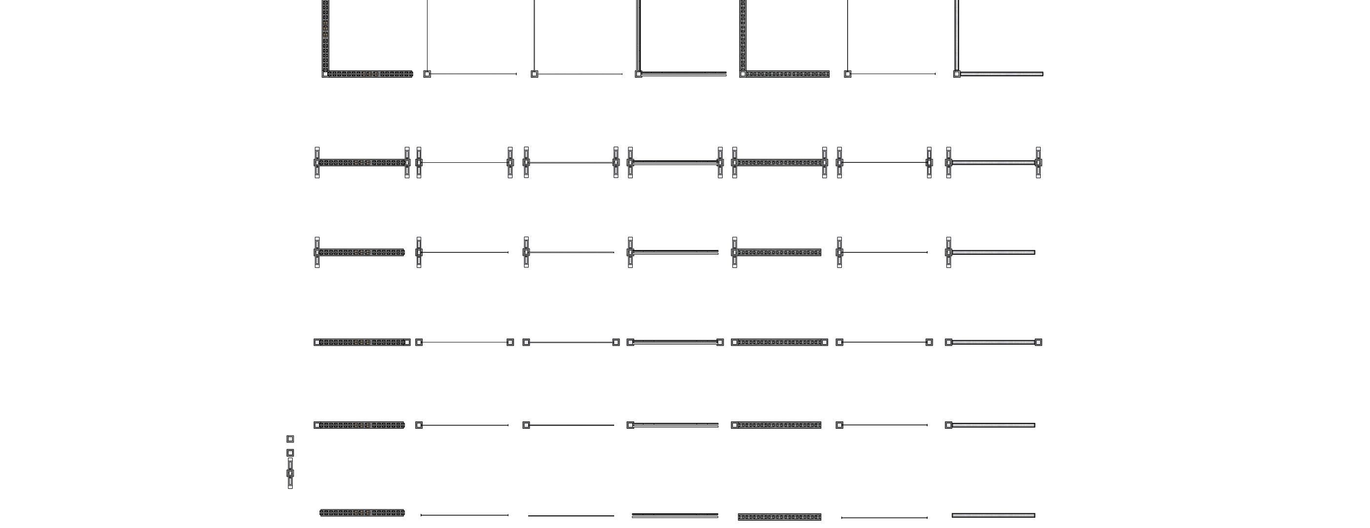 Sci-fi fences series 3D model_19
