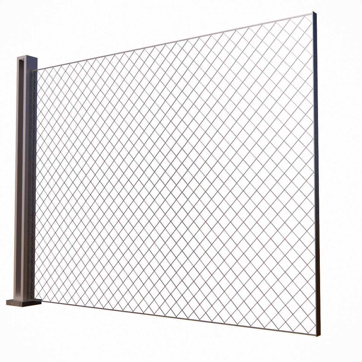 Sci-fi fences series 3D model_14