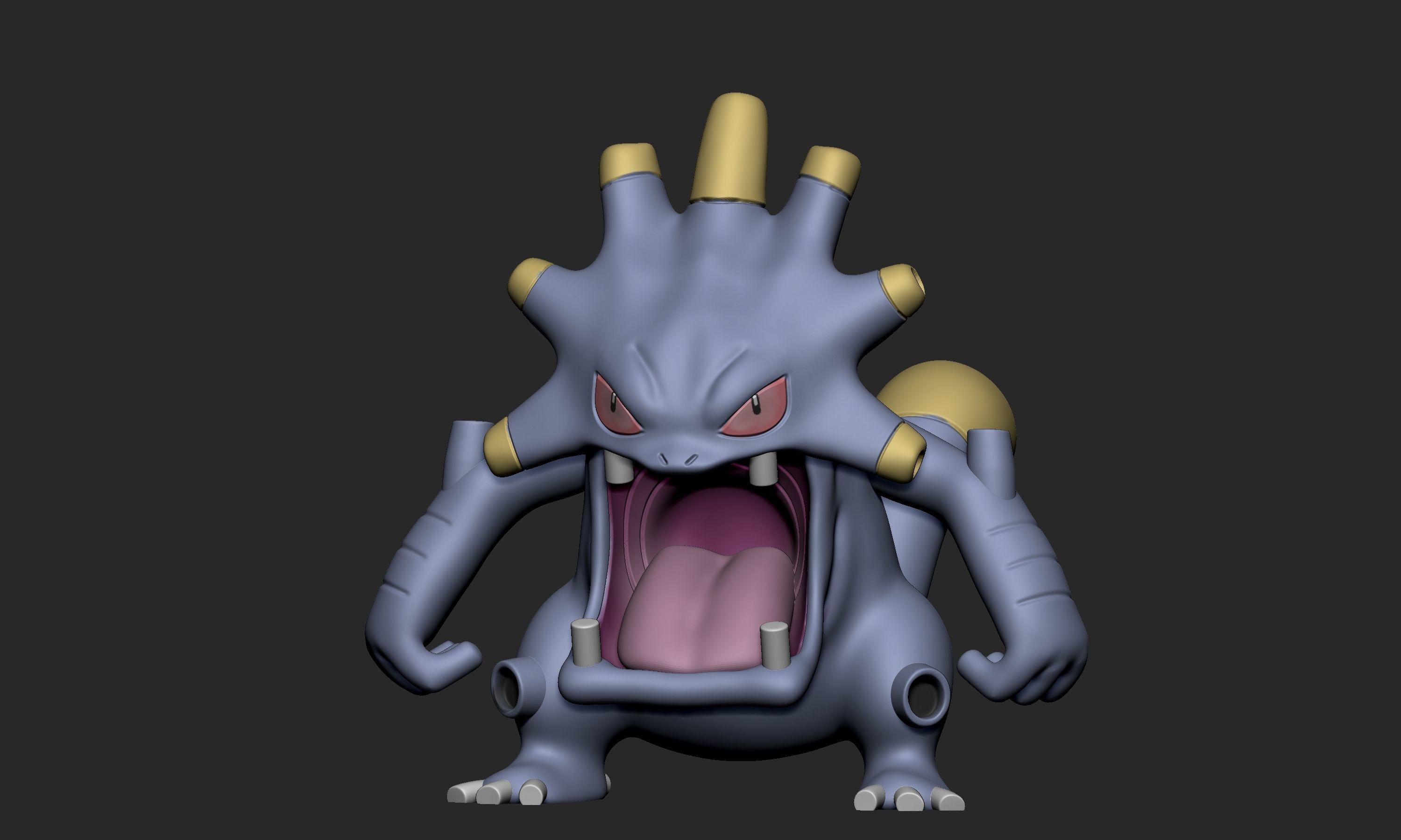Pokemon - Loudred and Exploud 3D print model_5