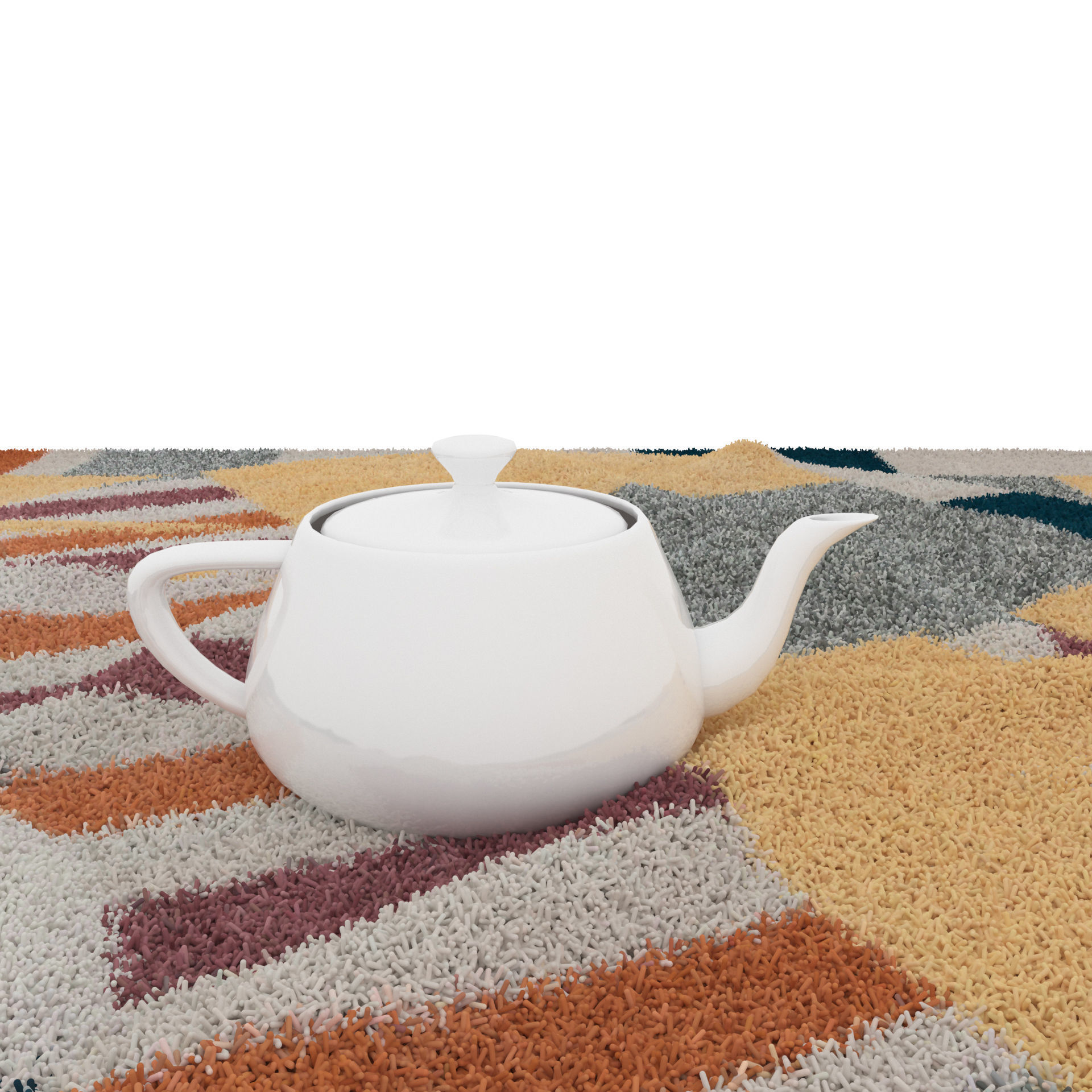 Rugs No 580 Low-poly 3D model_7