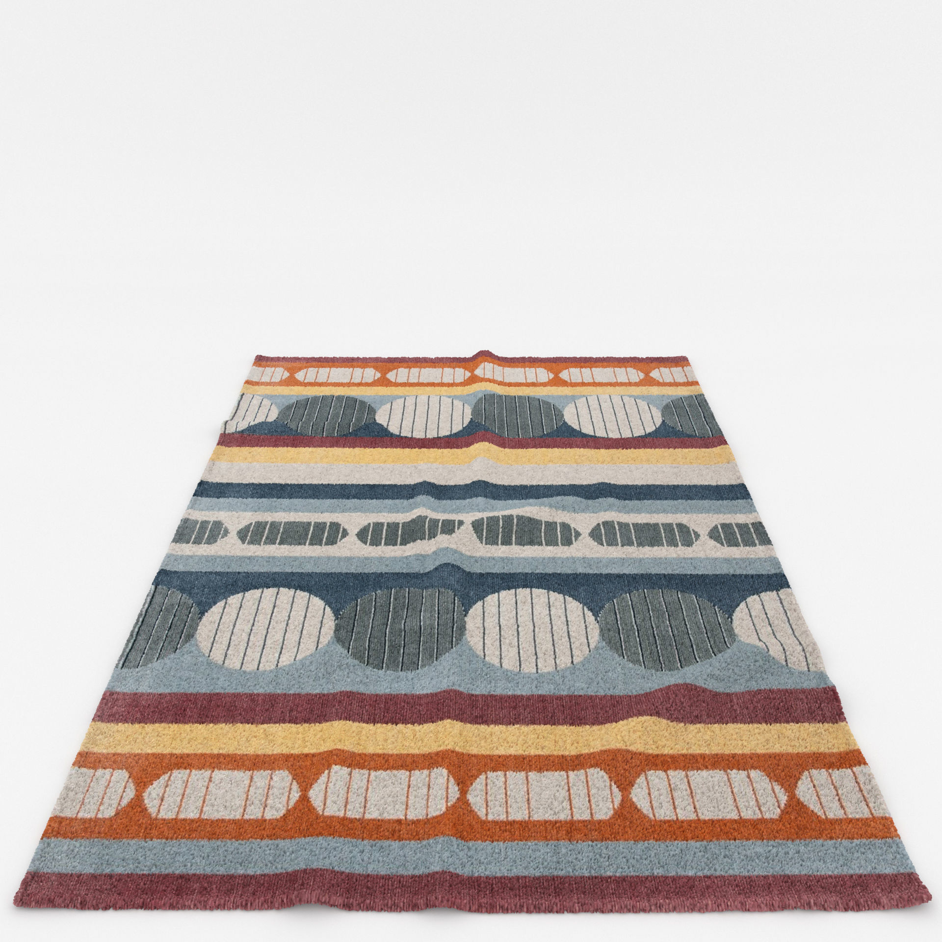 Rugs No 580 Low-poly 3D model_5