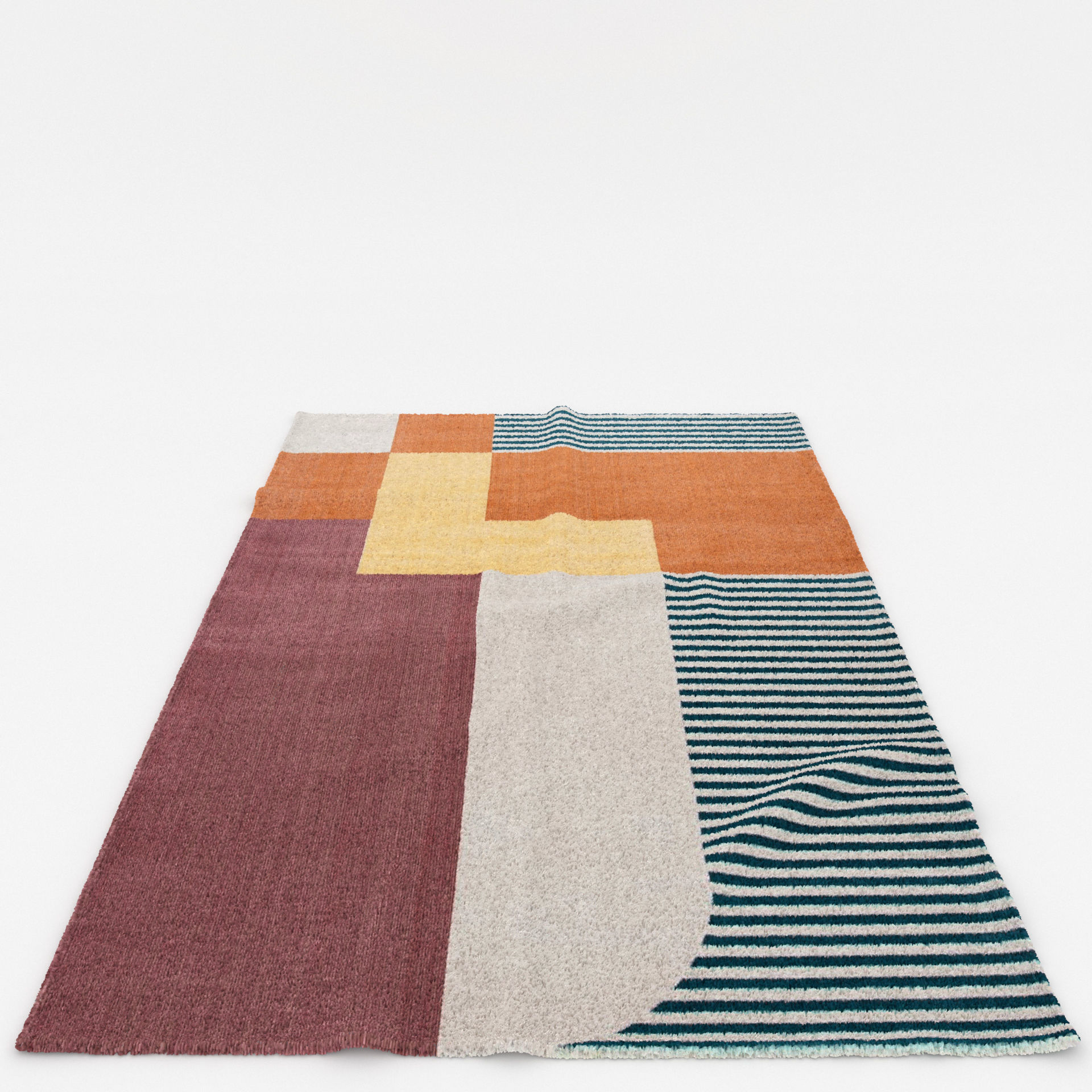Rugs No 580 Low-poly 3D model_4