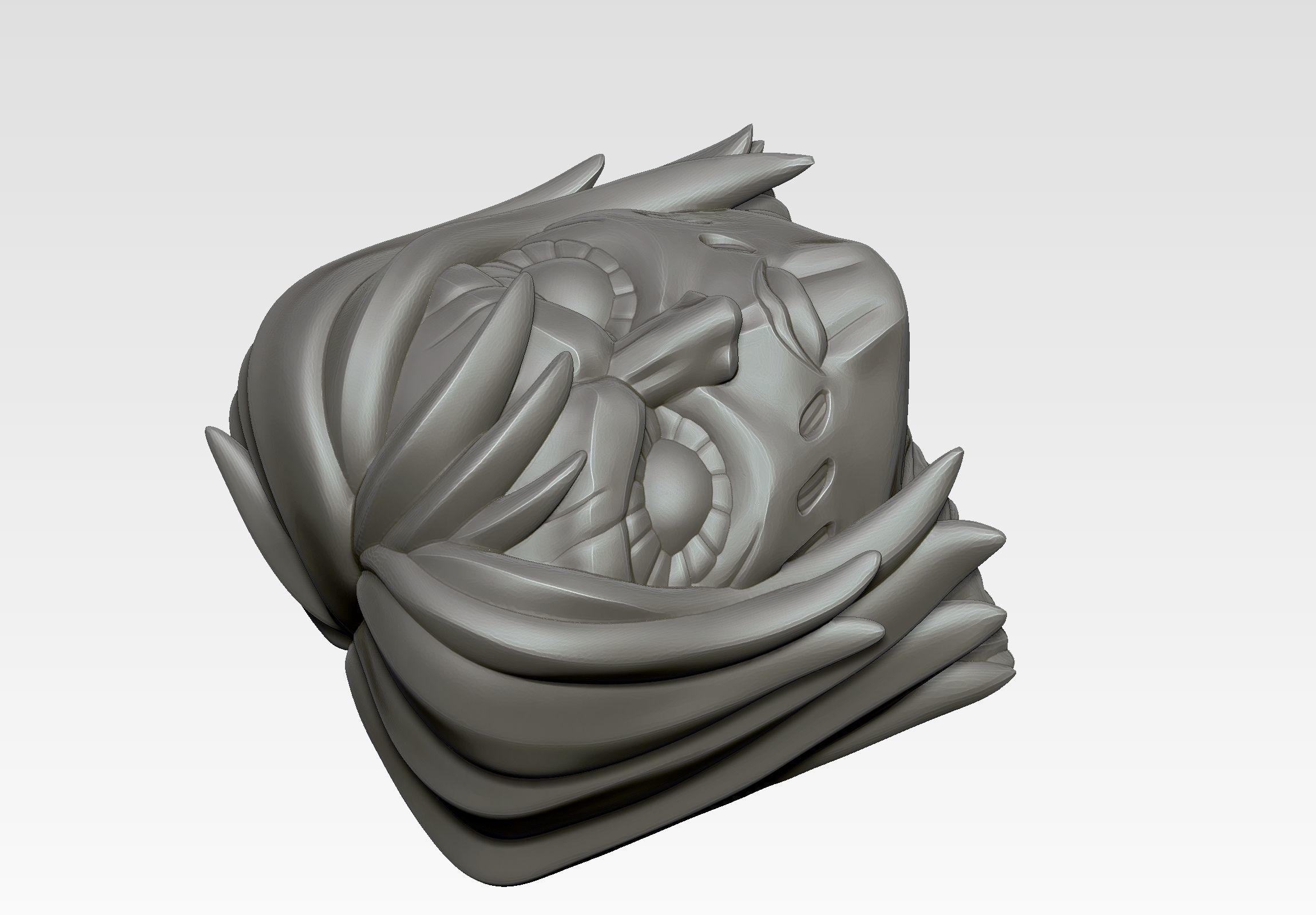 Female Titan Annie - Keycap 3D for mechanical keyboard - AOT SNK 3D print model_3