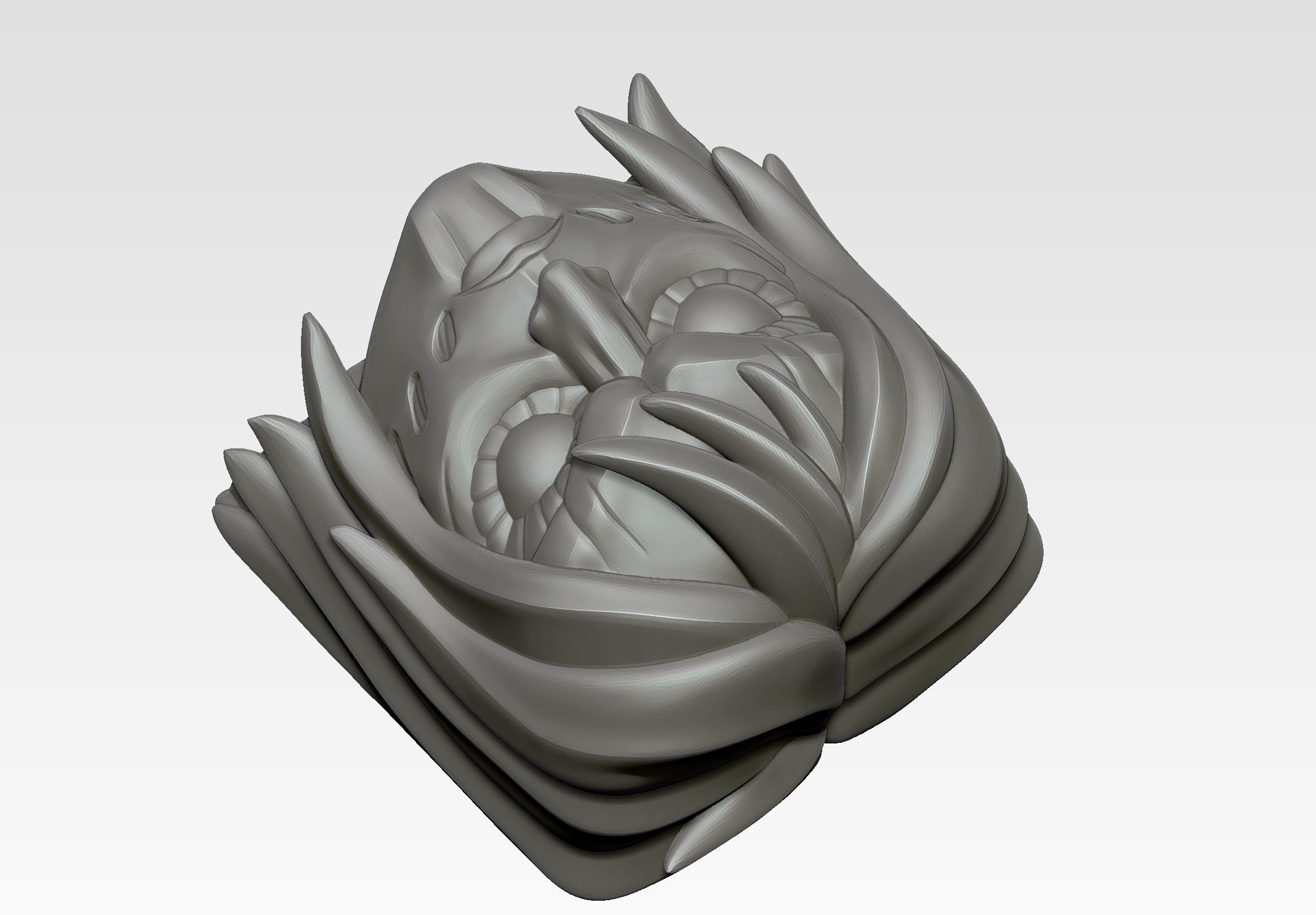 Female Titan Annie - Keycap 3D for mechanical keyboard - AOT SNK 3D print model_10