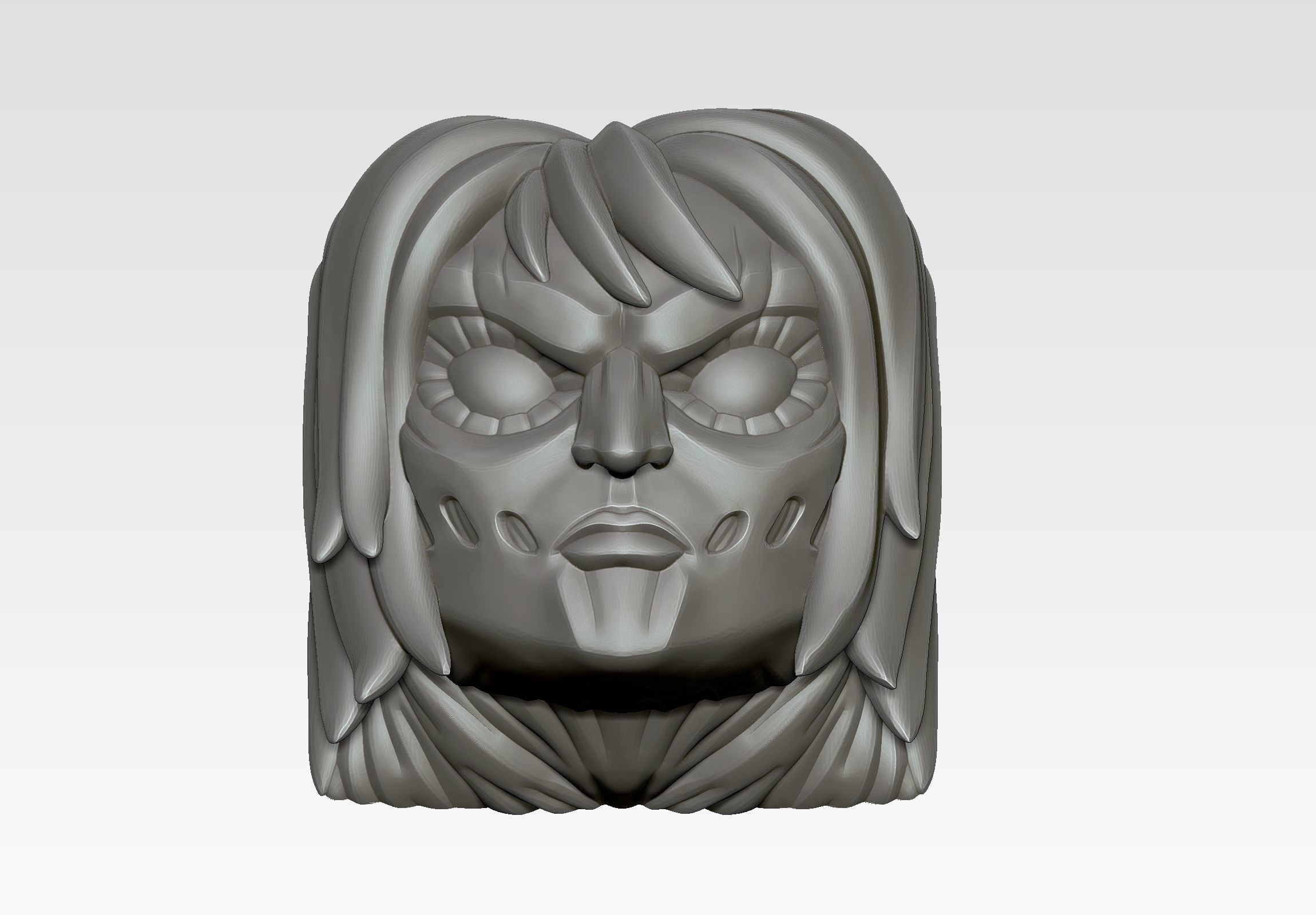 Female Titan Annie - Keycap 3D for mechanical keyboard - AOT SNK 3D print model_6