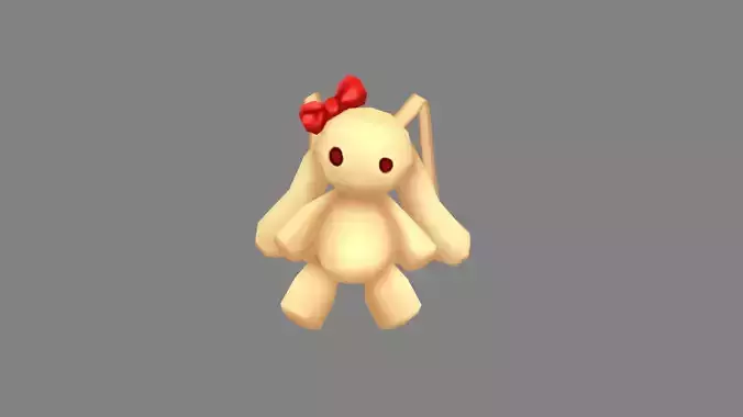 Cartoon Girl Backpack - Doll