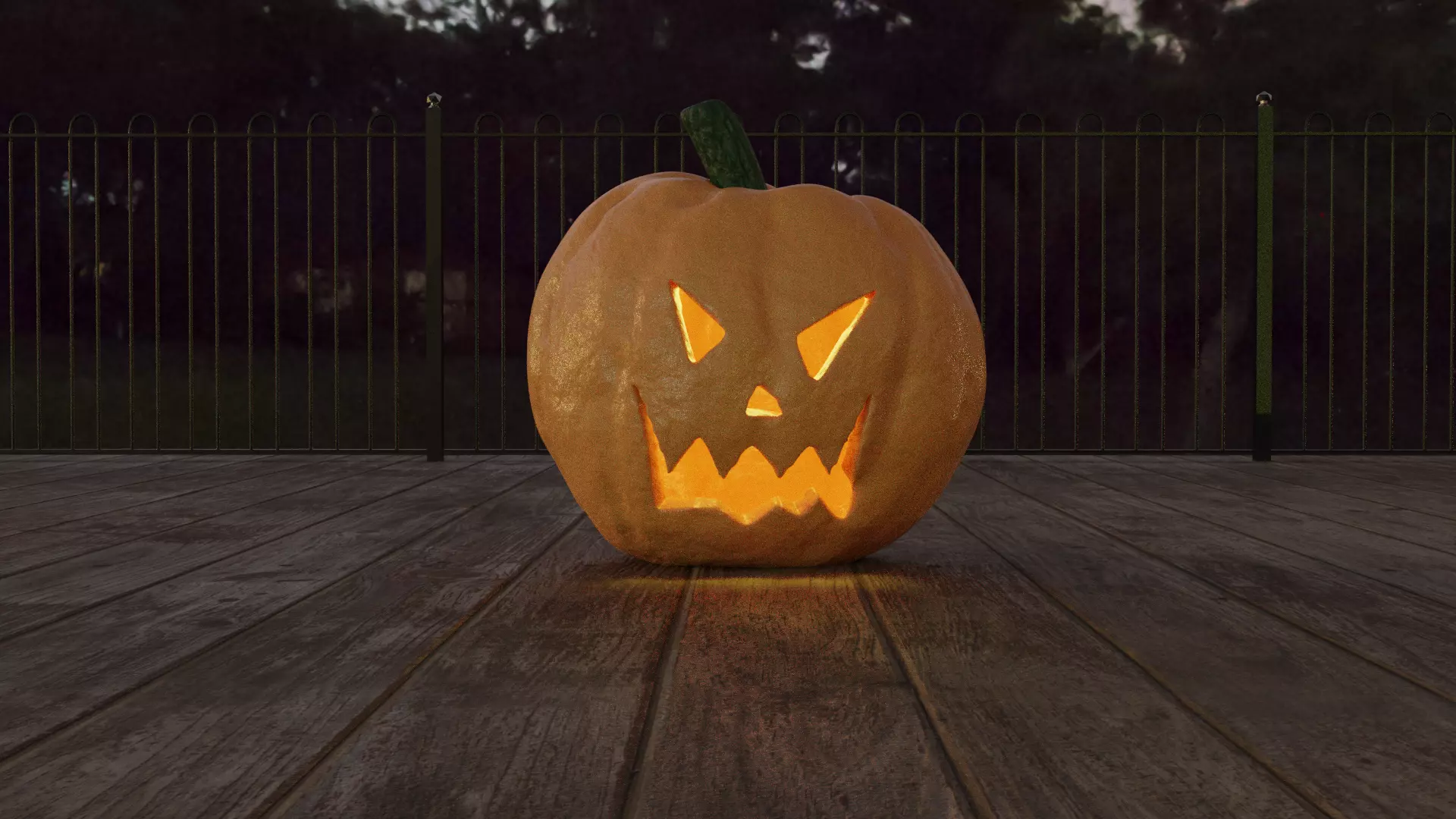 Jack olantern Pumpkin Free 3D model