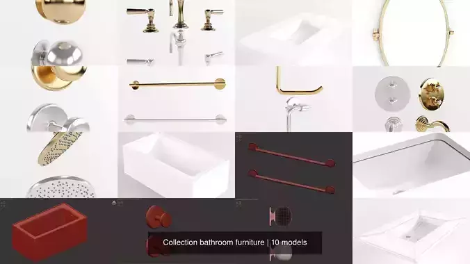  Collection bathroom furniture 