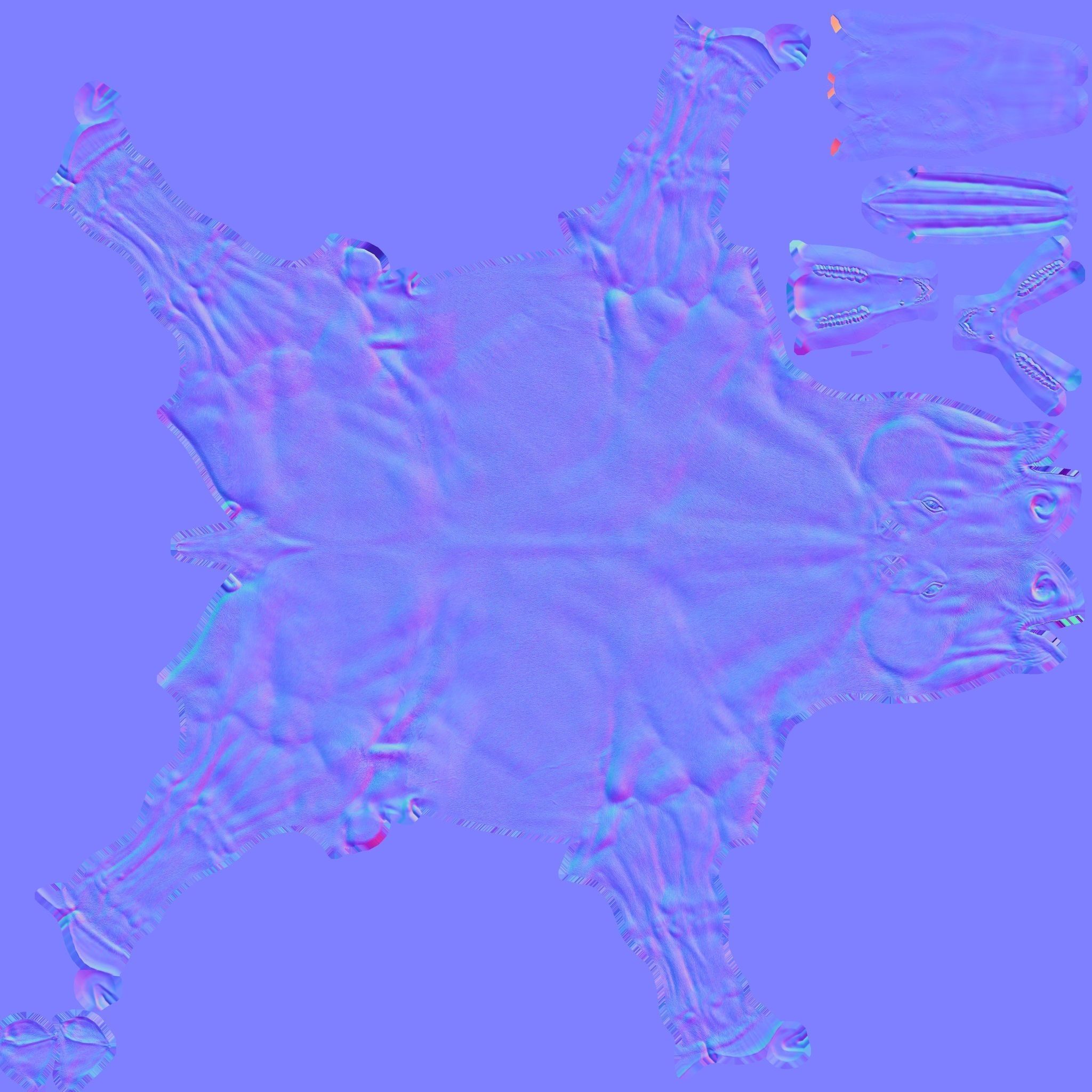 horse1 horse with saddle 3D model_5