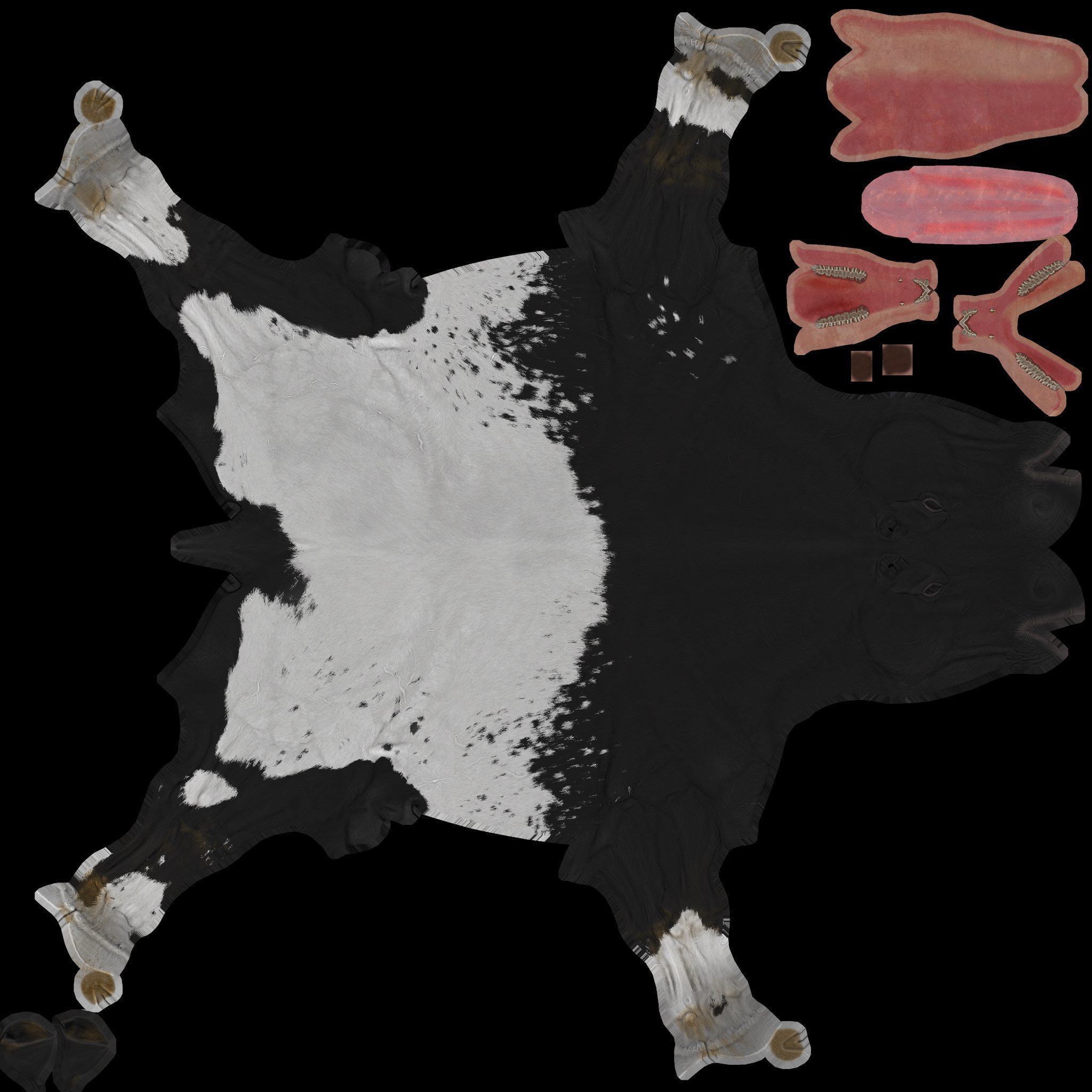 horse1 horse with saddle 3D model_3