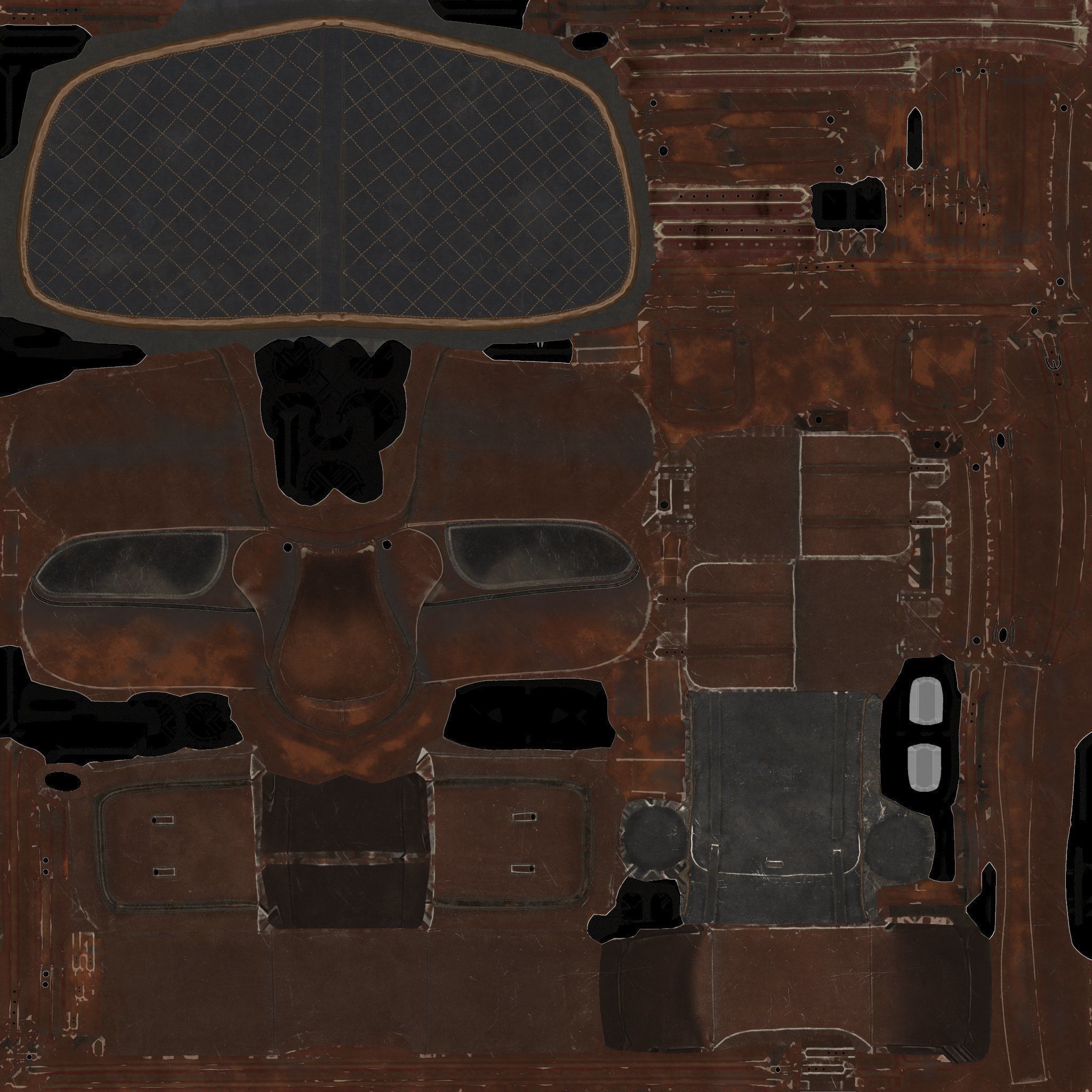 horse1 horse with saddle 3D model_16