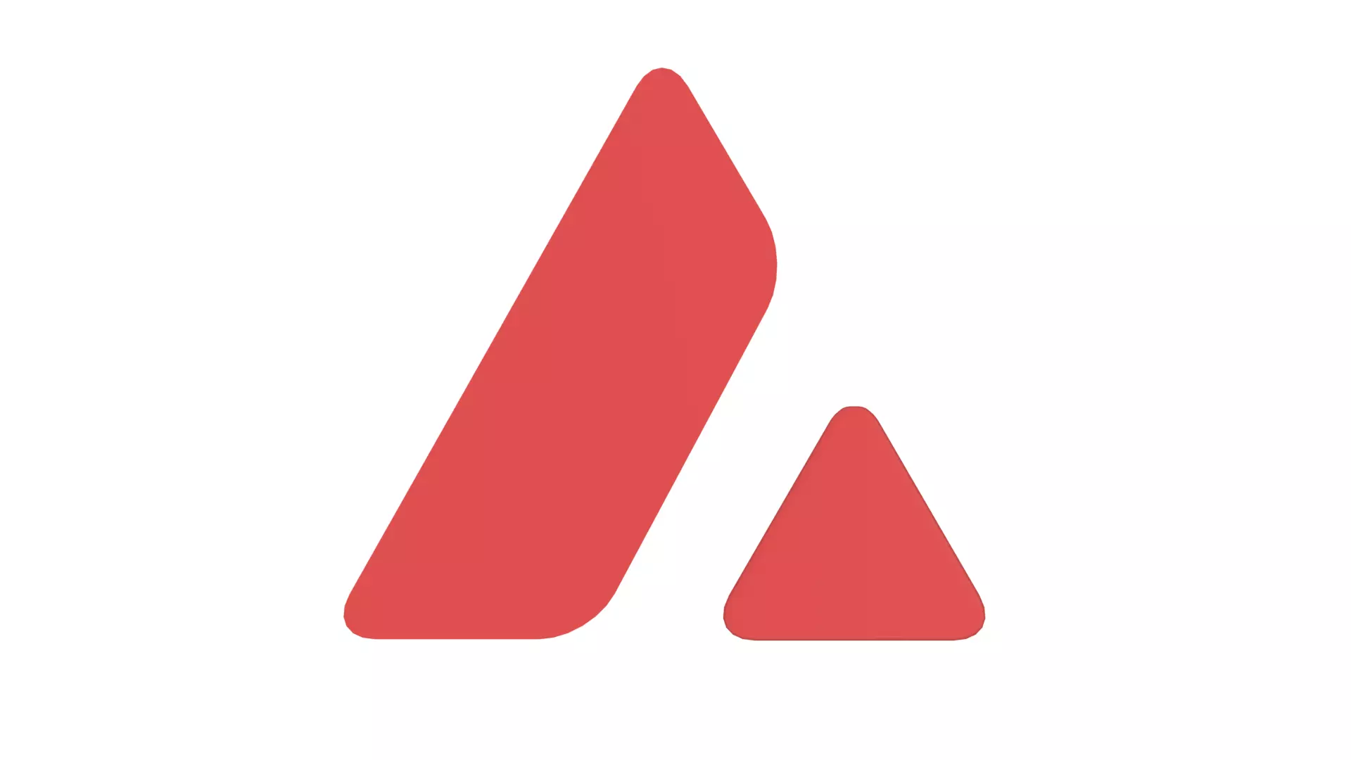 Avalanche AVAX Cryptocurrency V3 3D Model 3D model_0