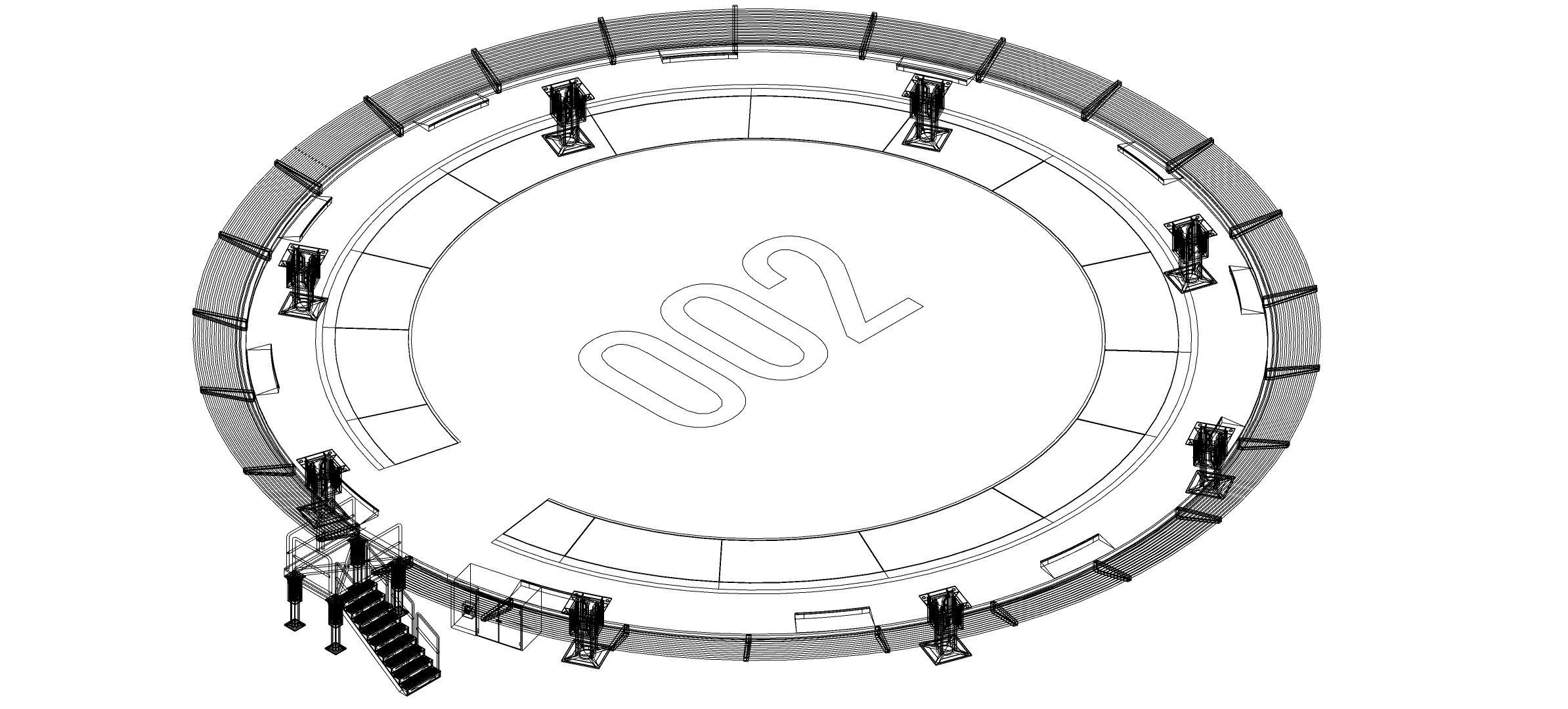 Sci-fi Landing Pad 002 3D model_15