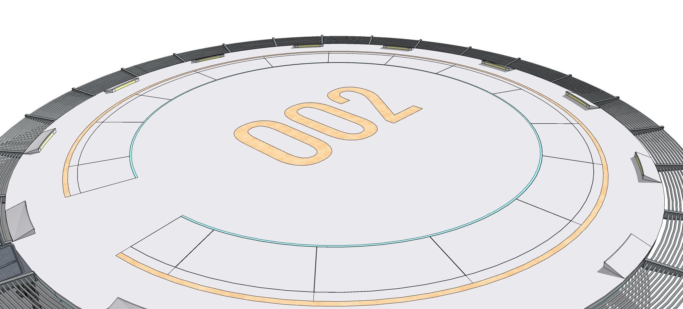Sci-fi Landing Pad 002 3D model_17