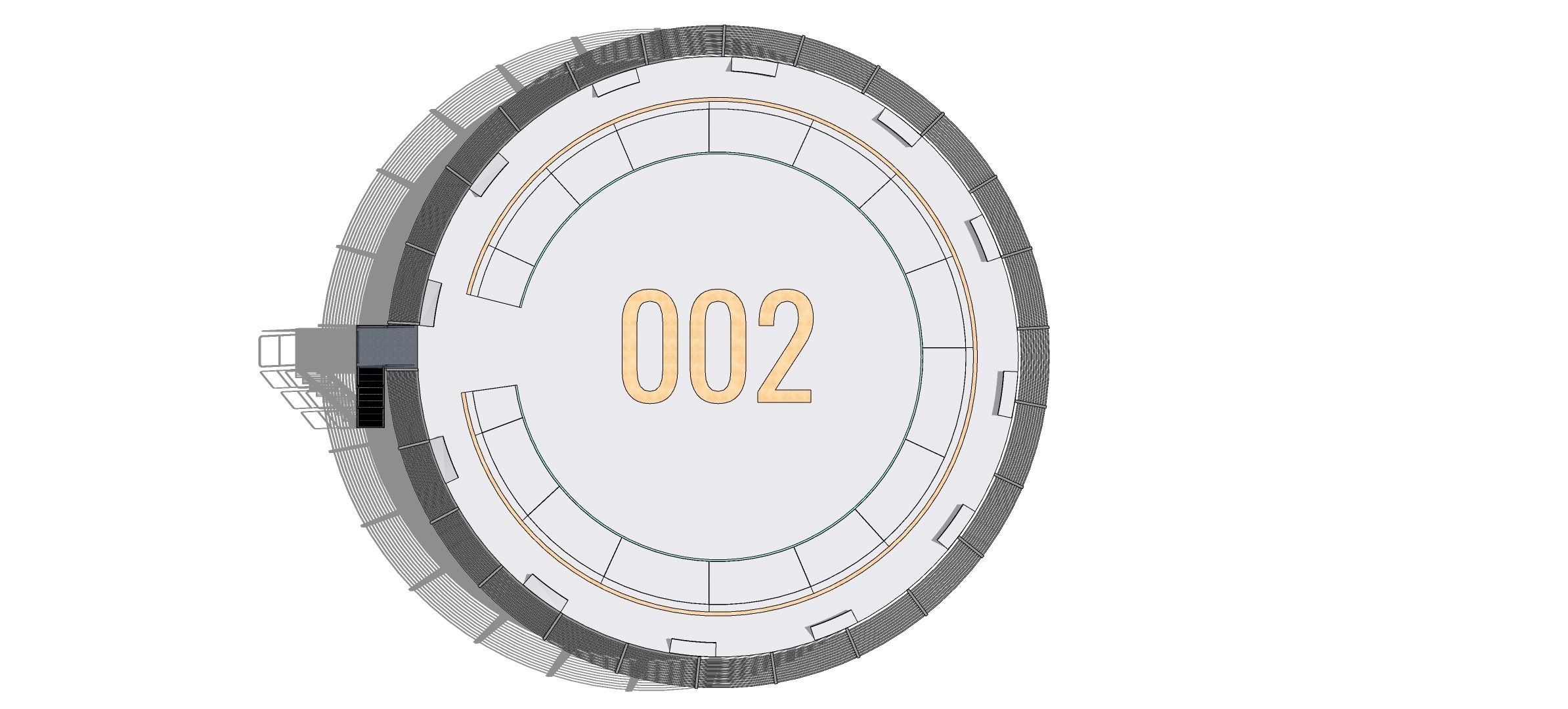 Sci-fi Landing Pad 002 3D model_16