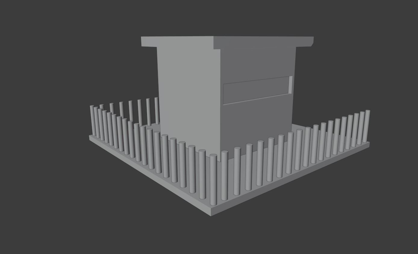 Low Poly Coffee Shop 3D Model Free 3D model_5