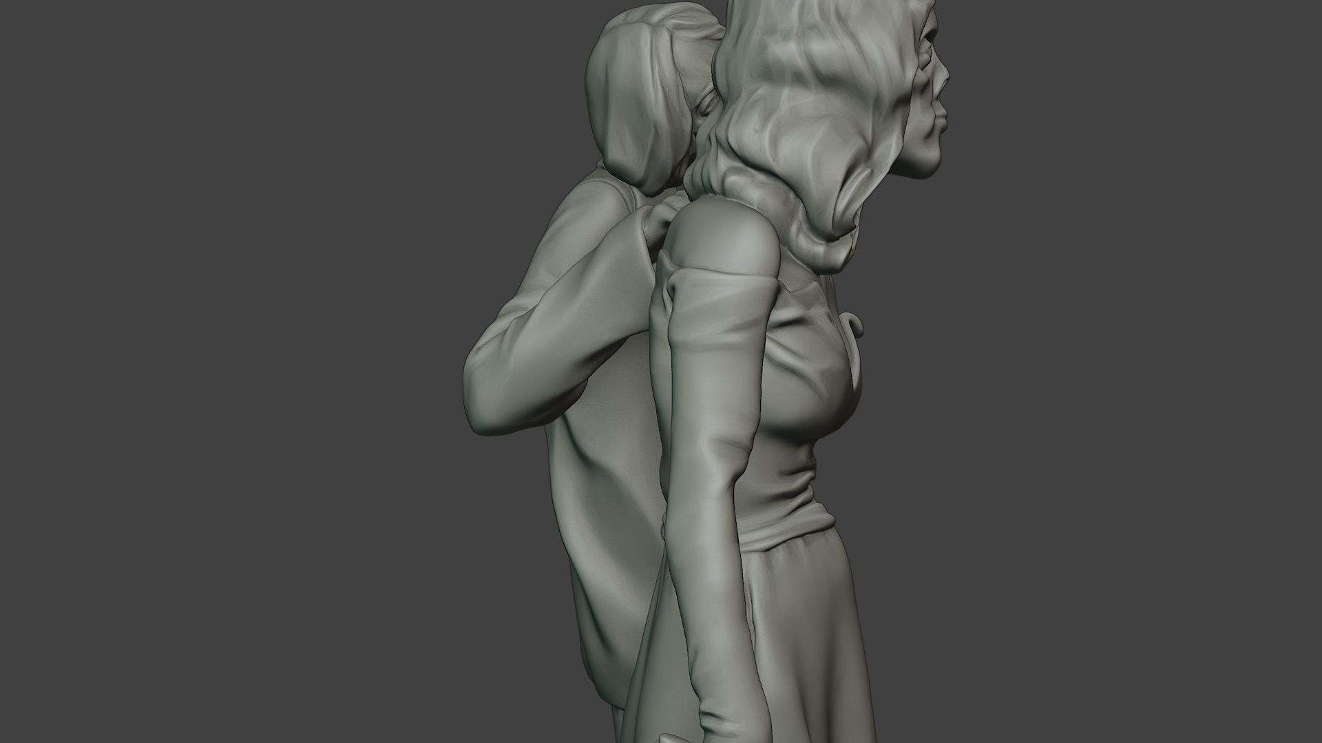 Married casual zombies CZ2 3D print model_20