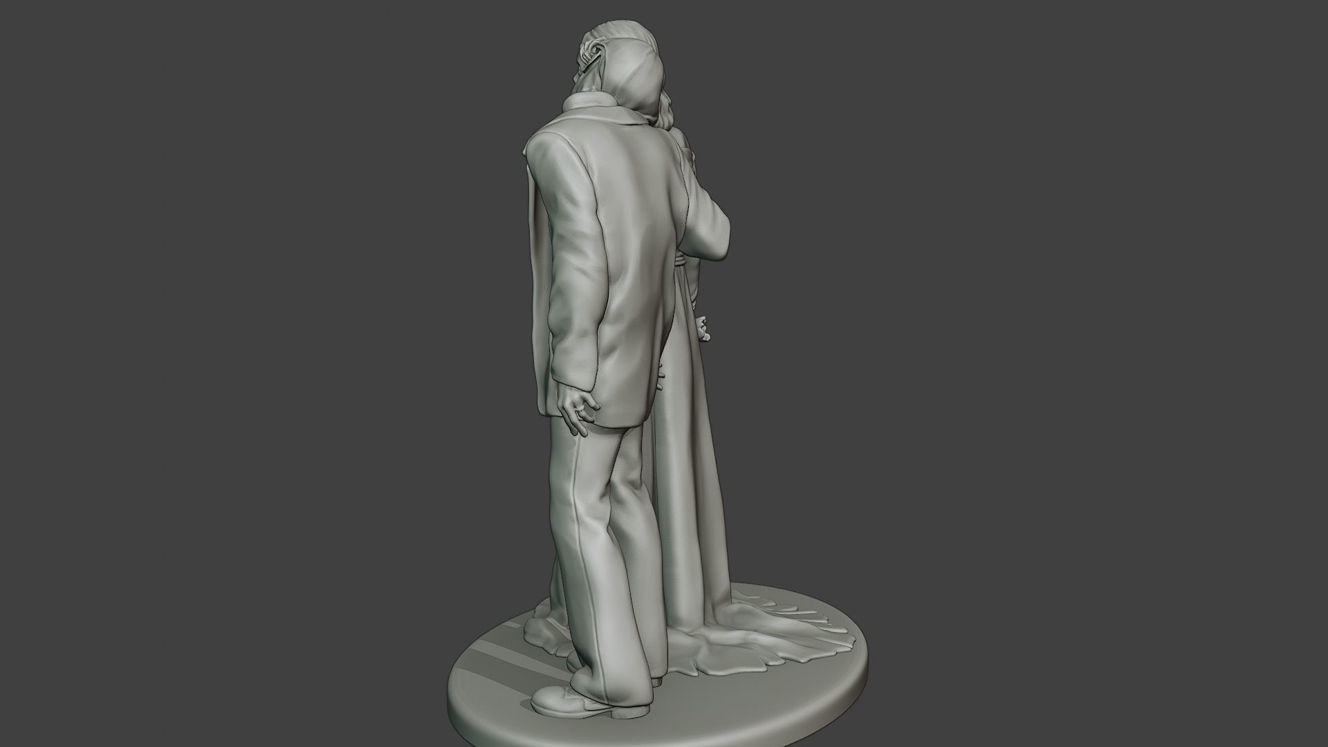 Married casual zombies CZ2 3D print model_4