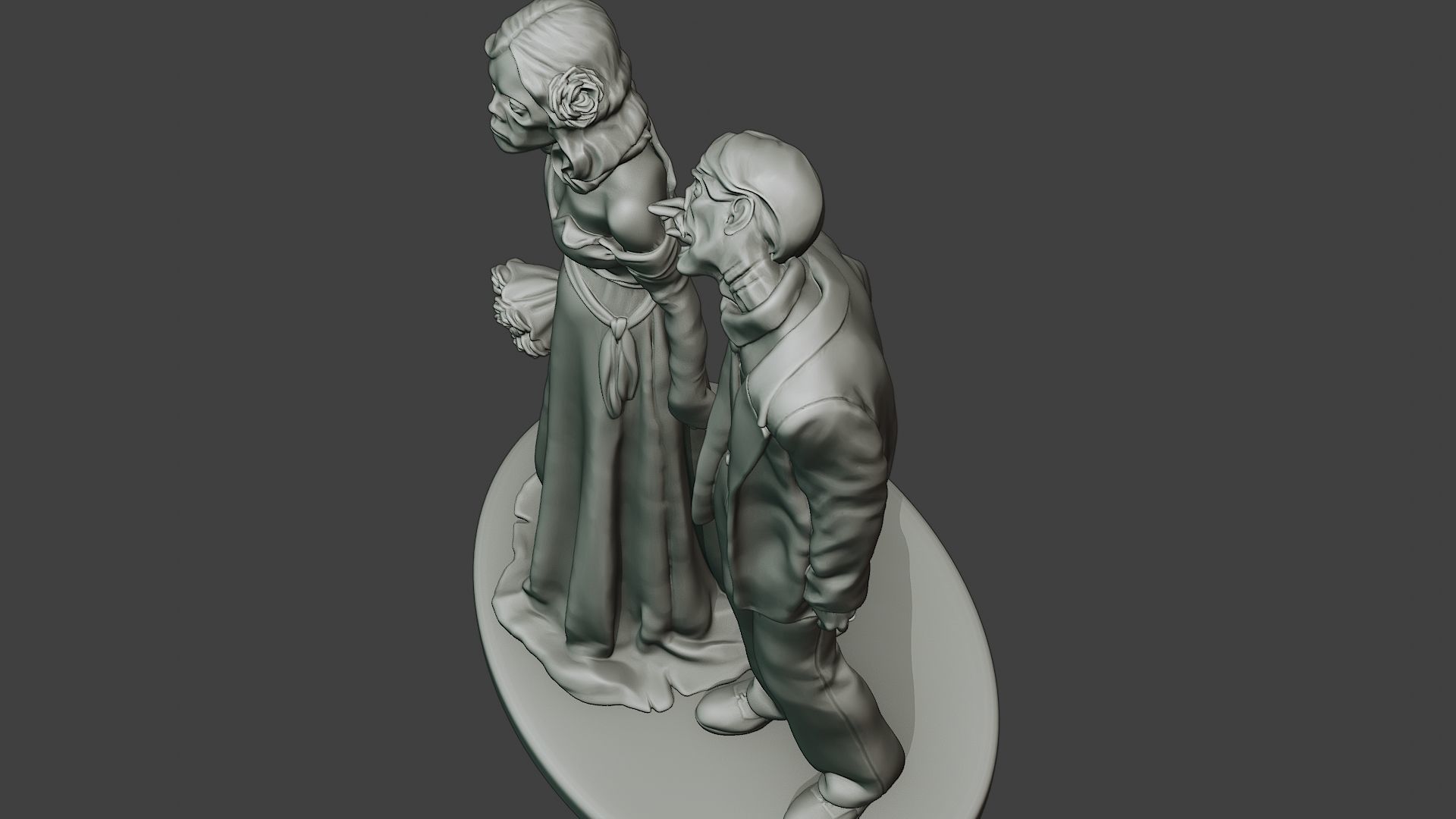 Married casual zombies CZ2 3D print model_15