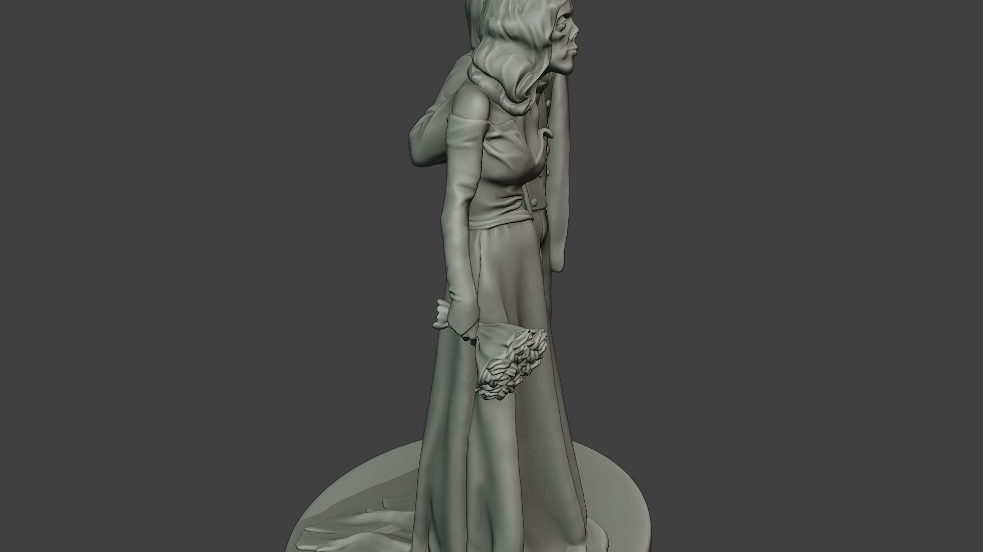 Married casual zombies CZ2 3D print model_30