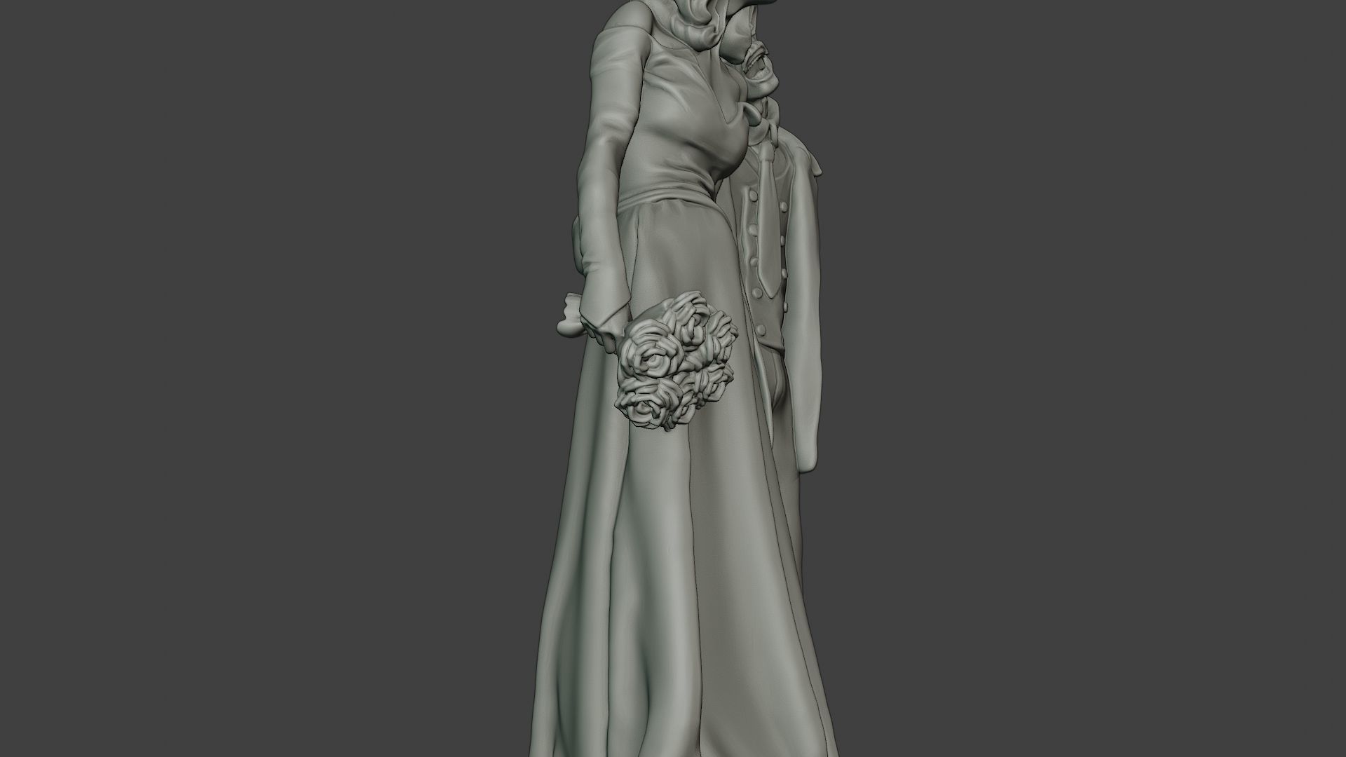 Married casual zombies CZ2 3D print model_29