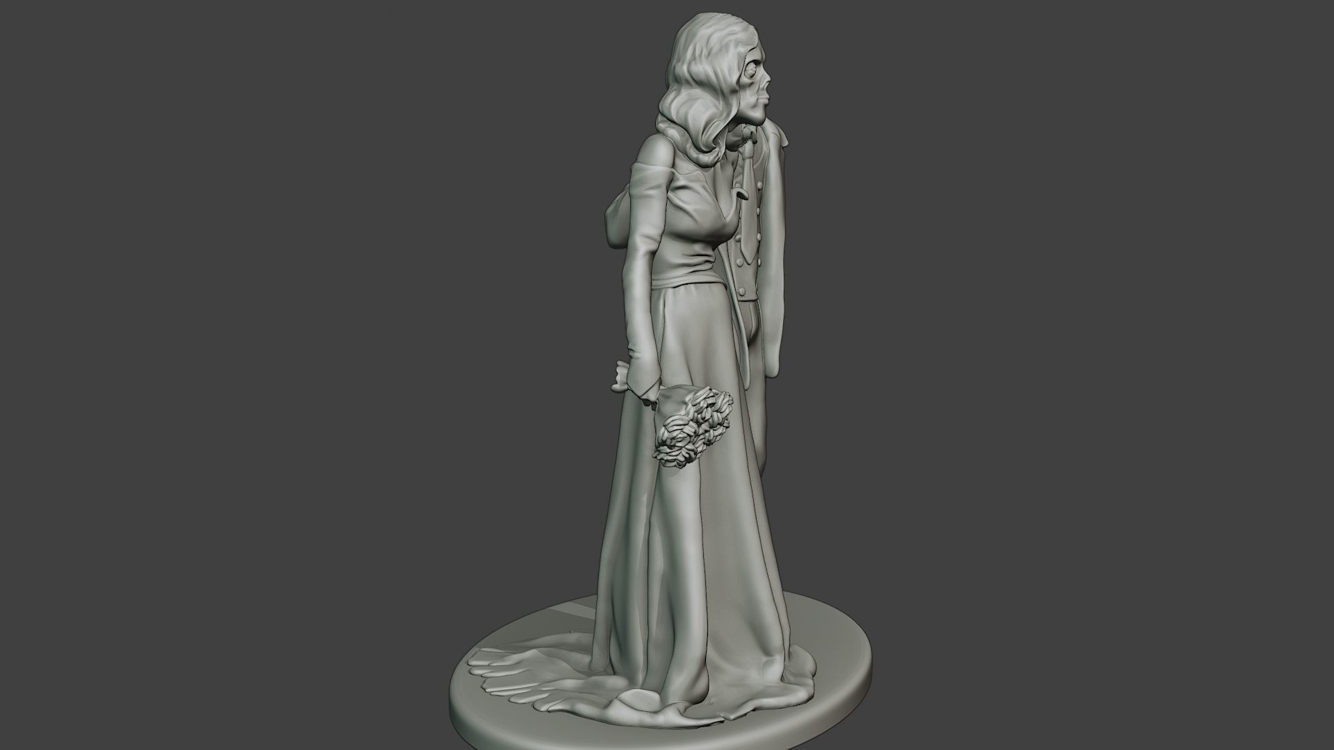 Married casual zombies CZ2 3D print model_9