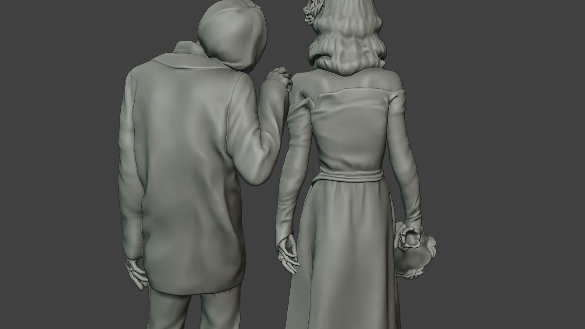 Married casual zombies CZ2 3D print model_21