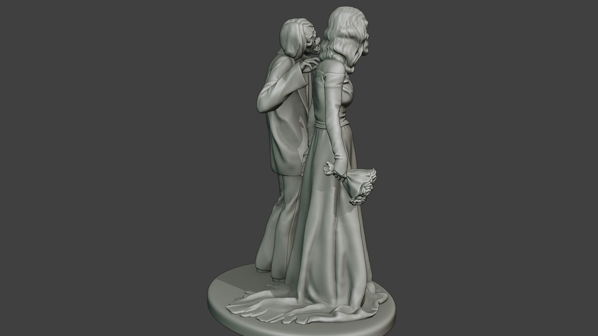 Married casual zombies CZ2 3D print model_8