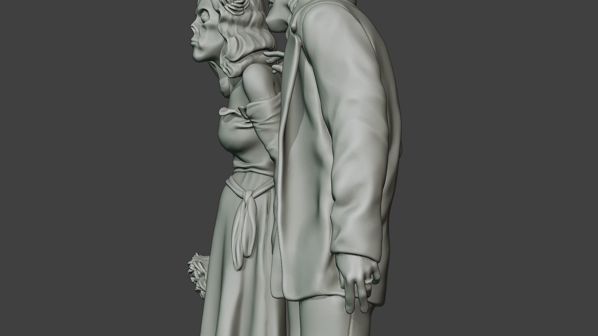 Married casual zombies CZ2 3D print model_17