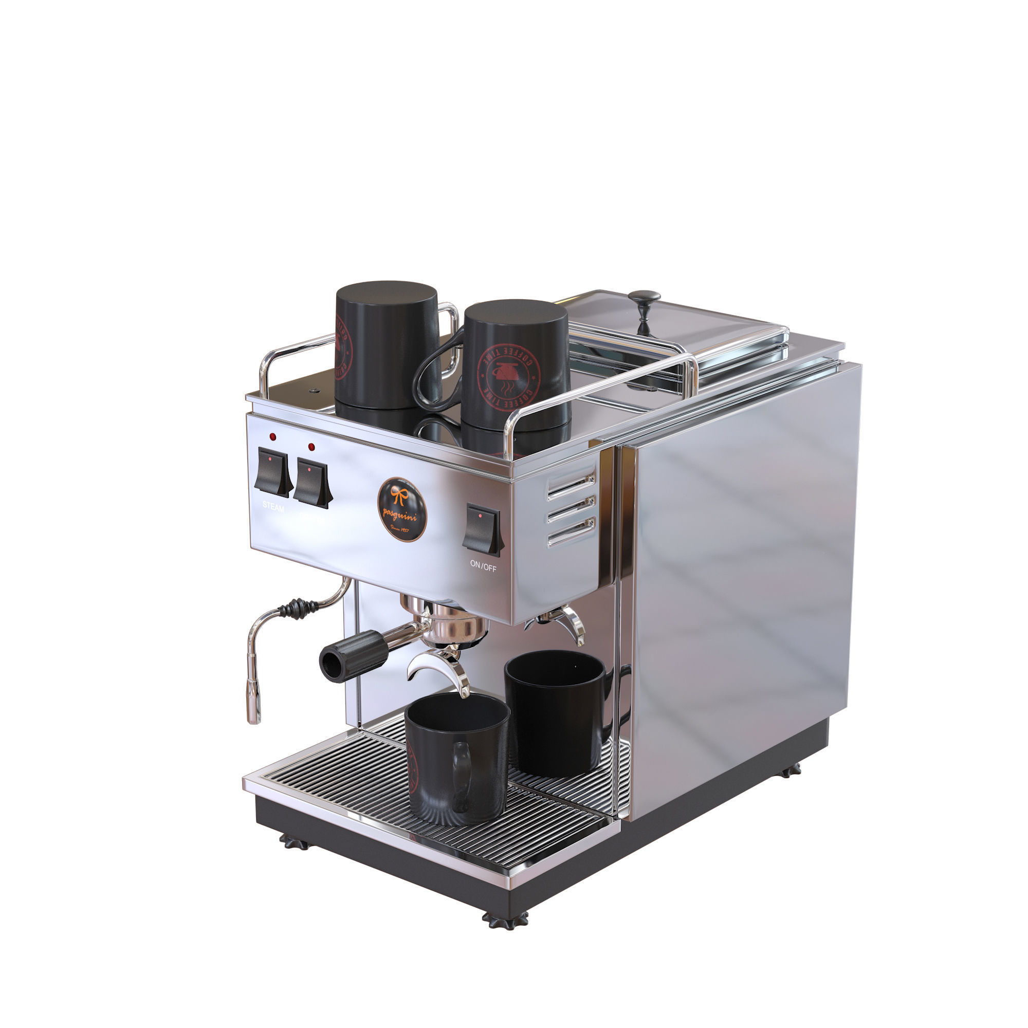 Espresso Machine 3D model_1