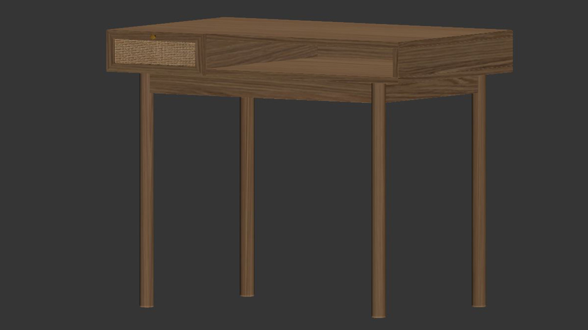 Pavia Compact Desk 3D model_3