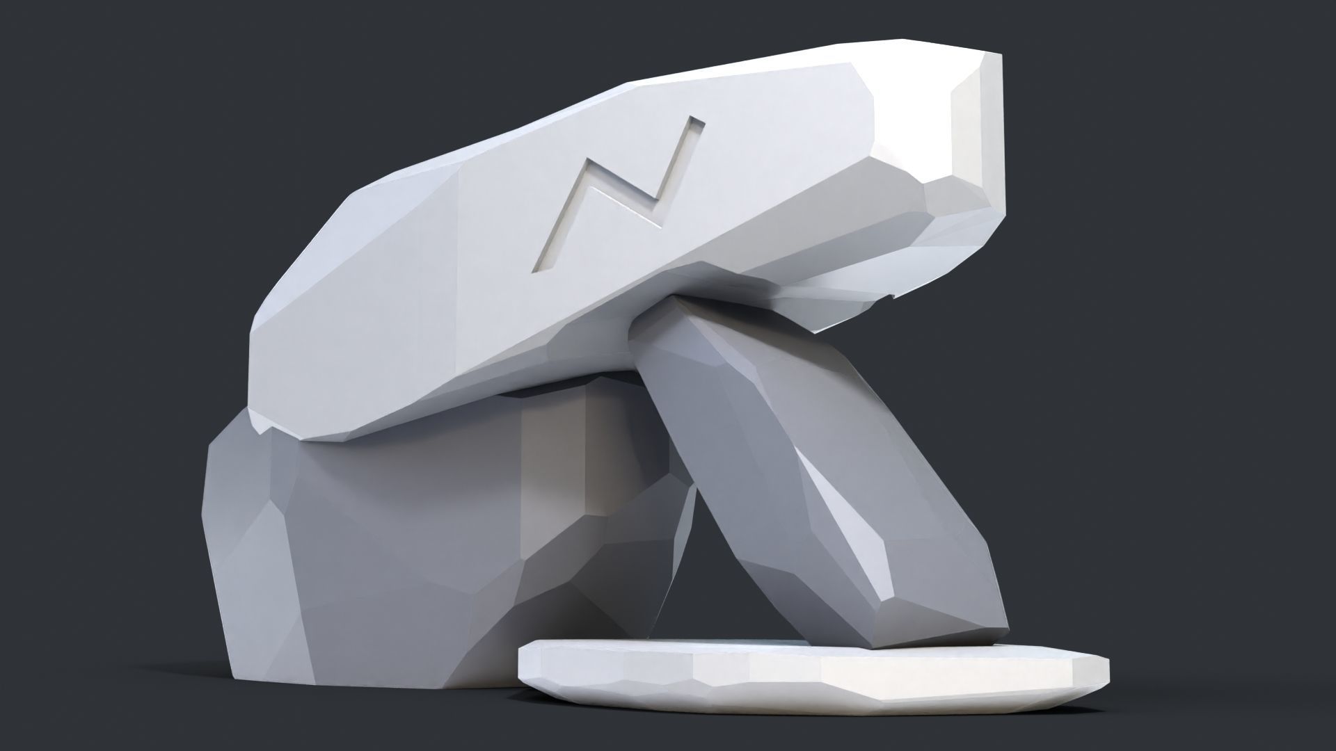 Low Poly Stone and Rocks Pack - 50 in 1 Pack Low-poly 3D model_21