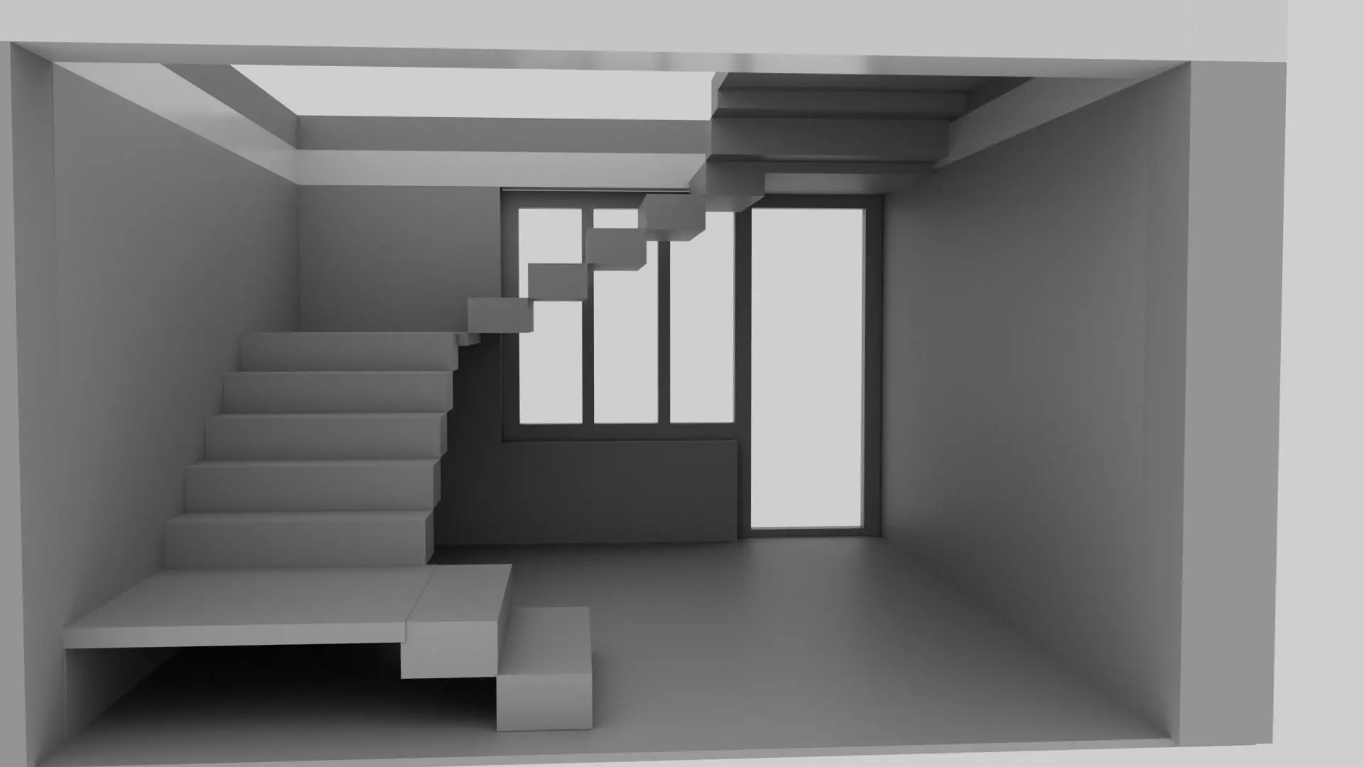 Stair Case Free 3D model