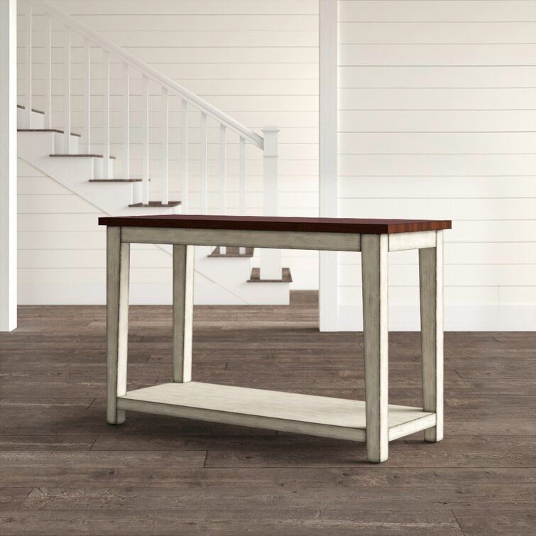 Mancuso Tylor  Wood Console Table 3D model_8