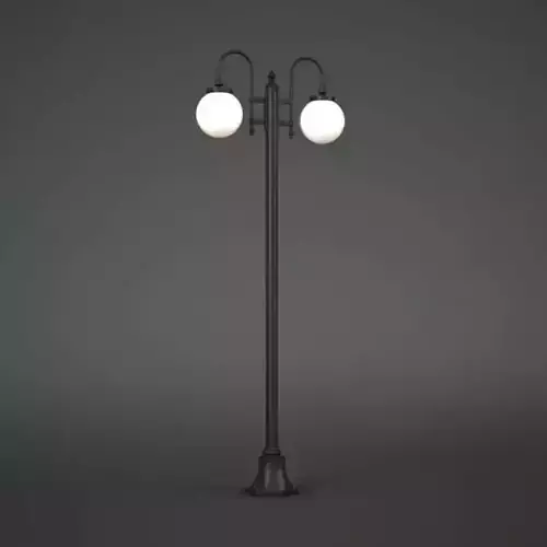 Outdoor Lamp With Two Lamp