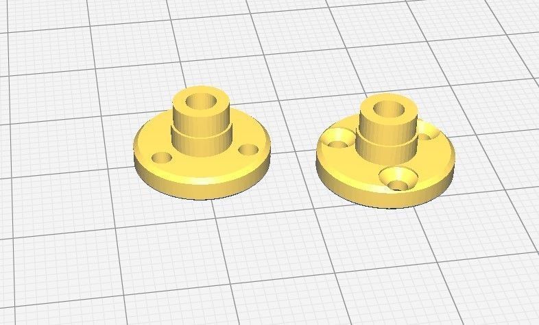 RWD drift chassis kit 3D print model_32